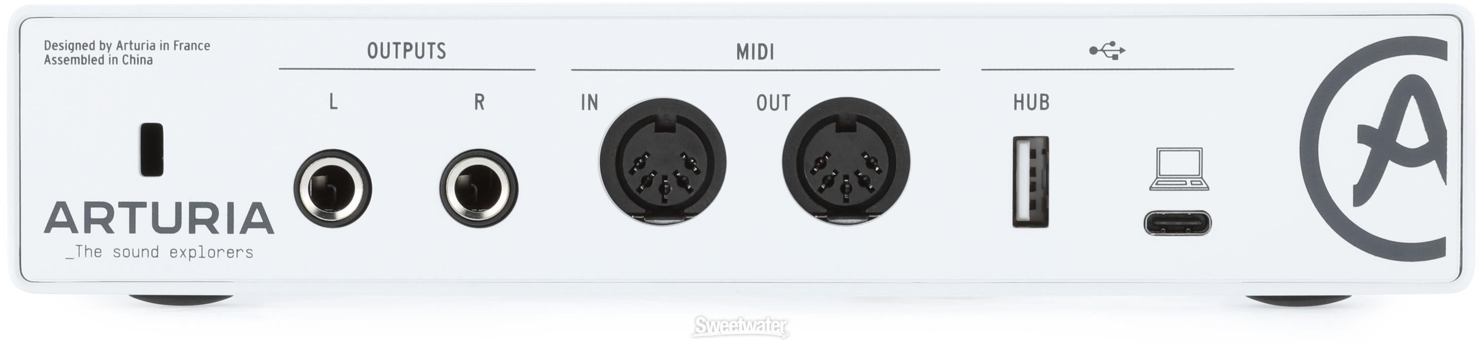 Arturia MiniFuse 2 USB-C Audio Interface - White | Sweetwater