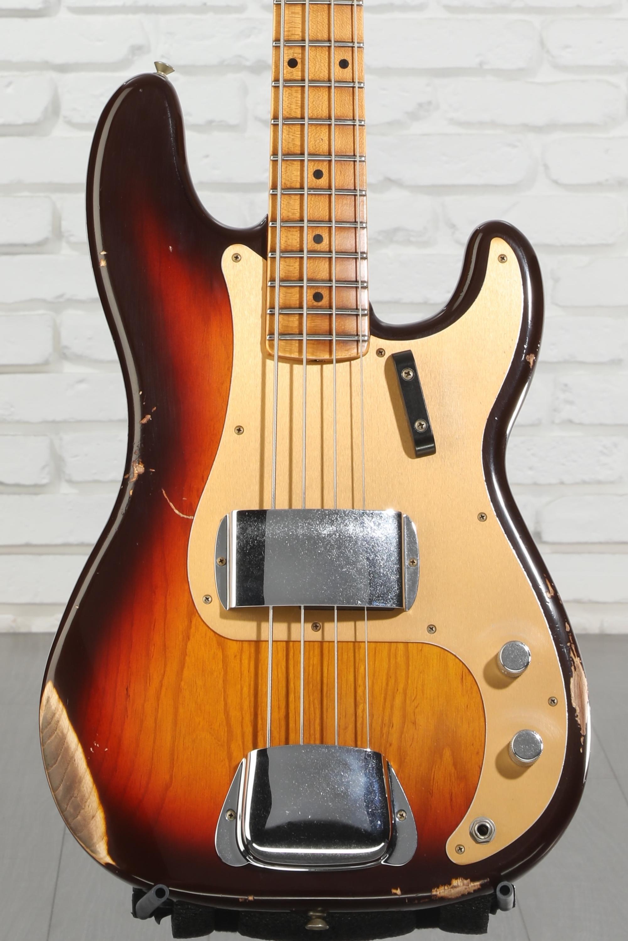 Fender Custom Shop 1958 Precision Bass Relic - Aged Chocolate 3
