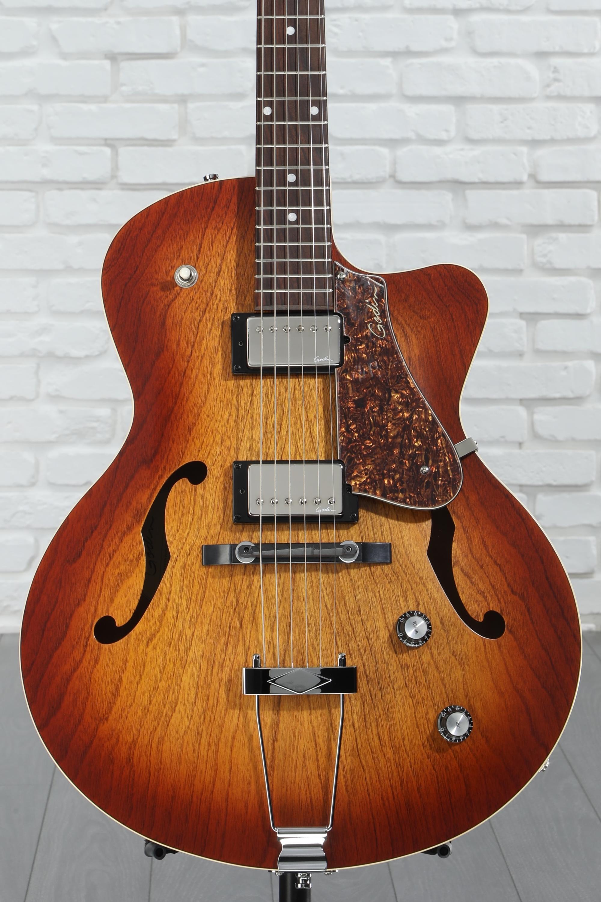 Godin 5th Avenue CW Kingpin II HB Hollowbody Electric Guitar