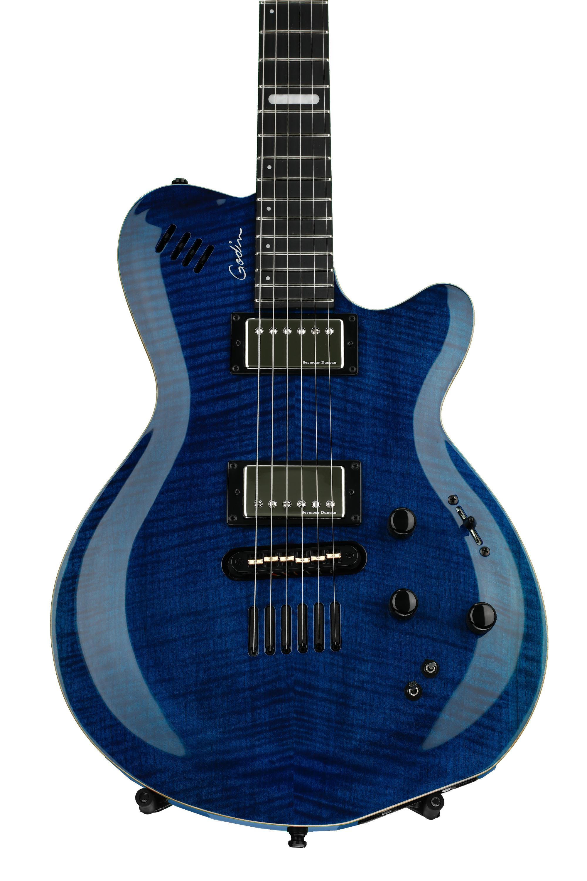 Godin LGX-SA - Trans Blue Flame AA