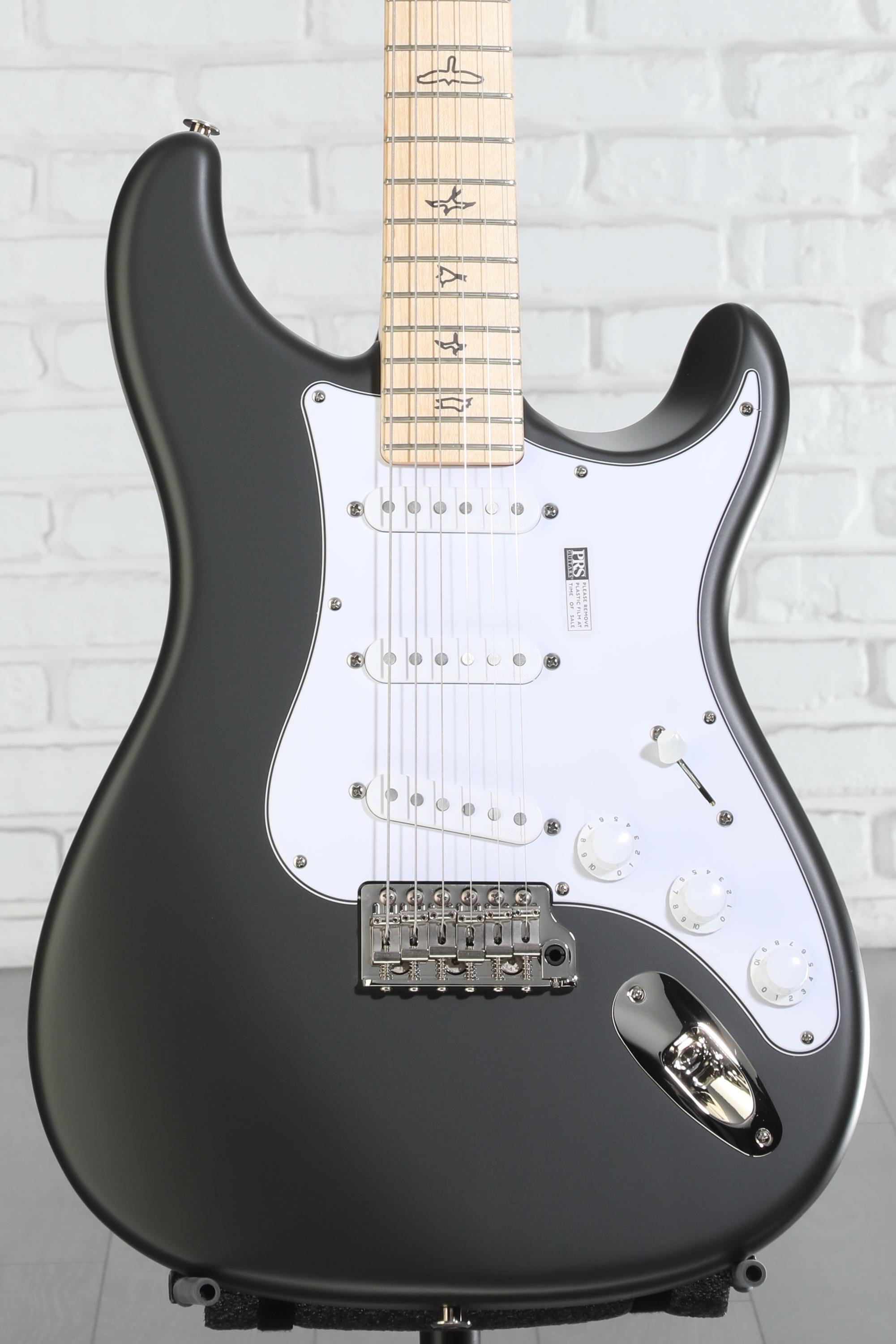 PRS Silver Sky Electric Guitar - Faded Black Tee with Maple