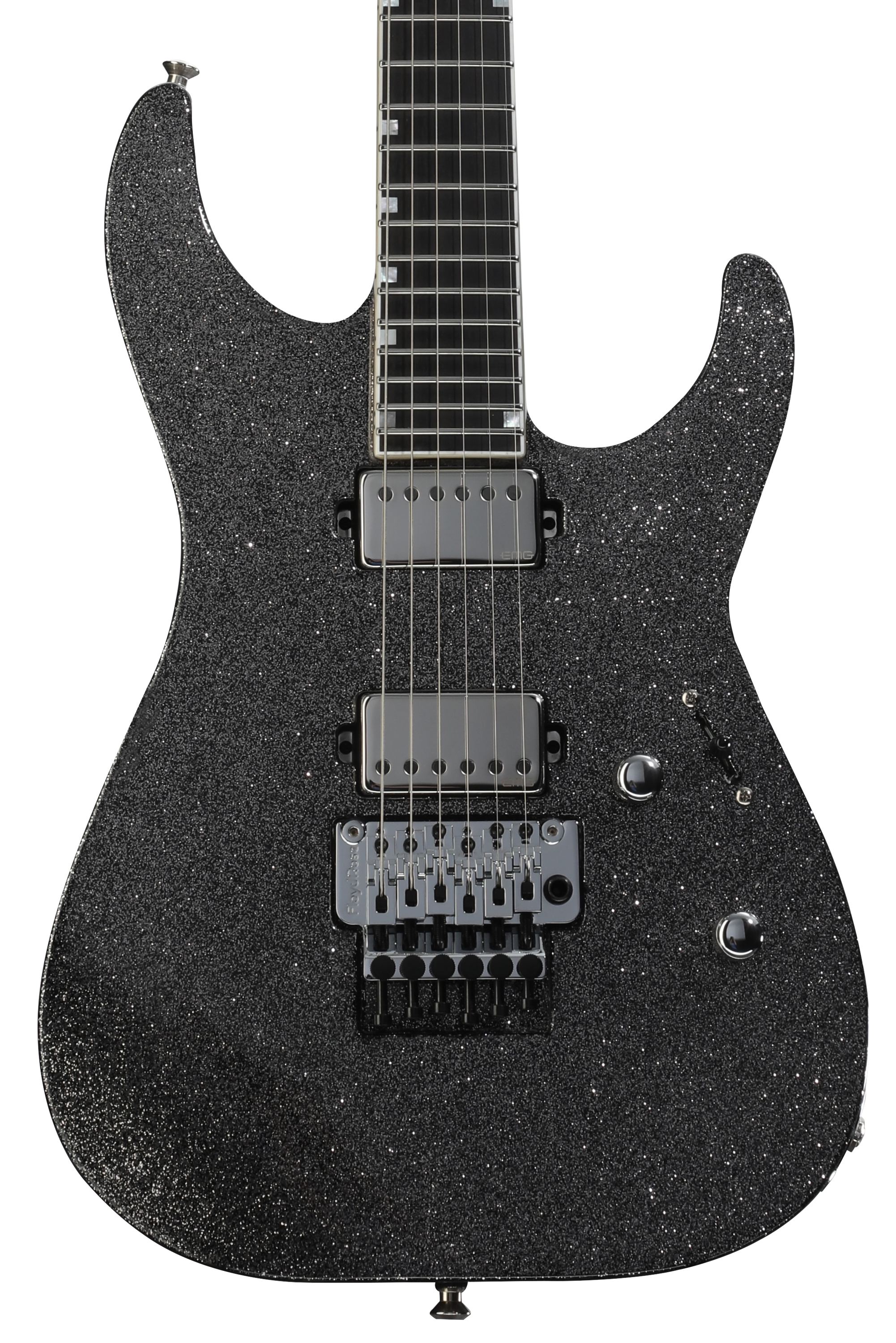 ESP M-II NTB FR USA Electric Guitar - Black Sparkle