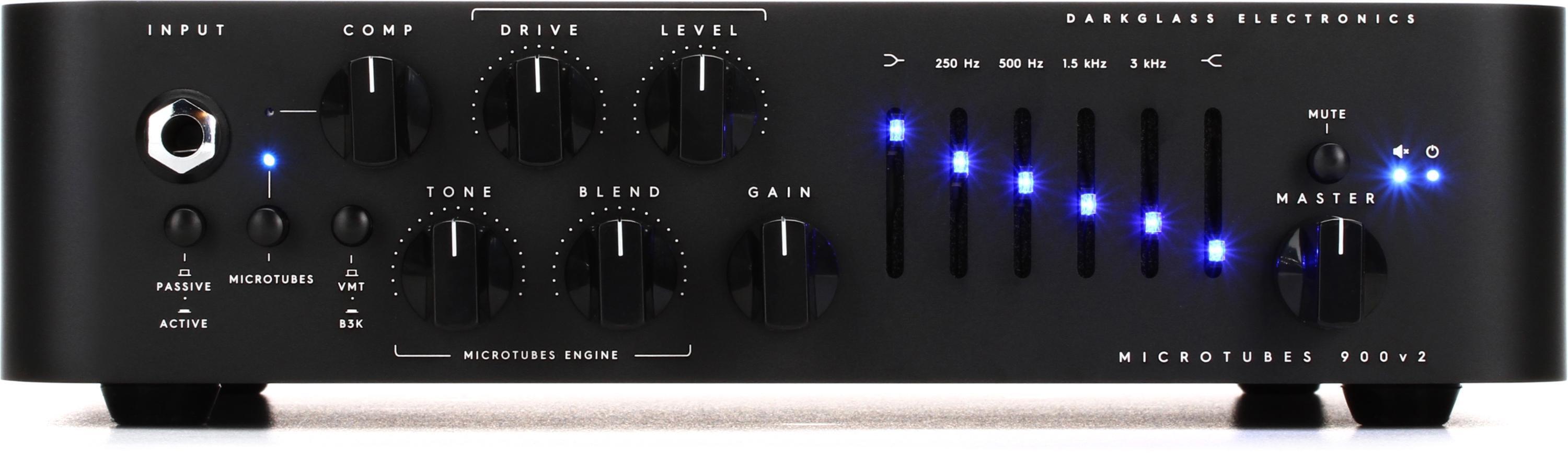 Darkglass Microtubes 900 v2 - 900-watt Bass Head - Black