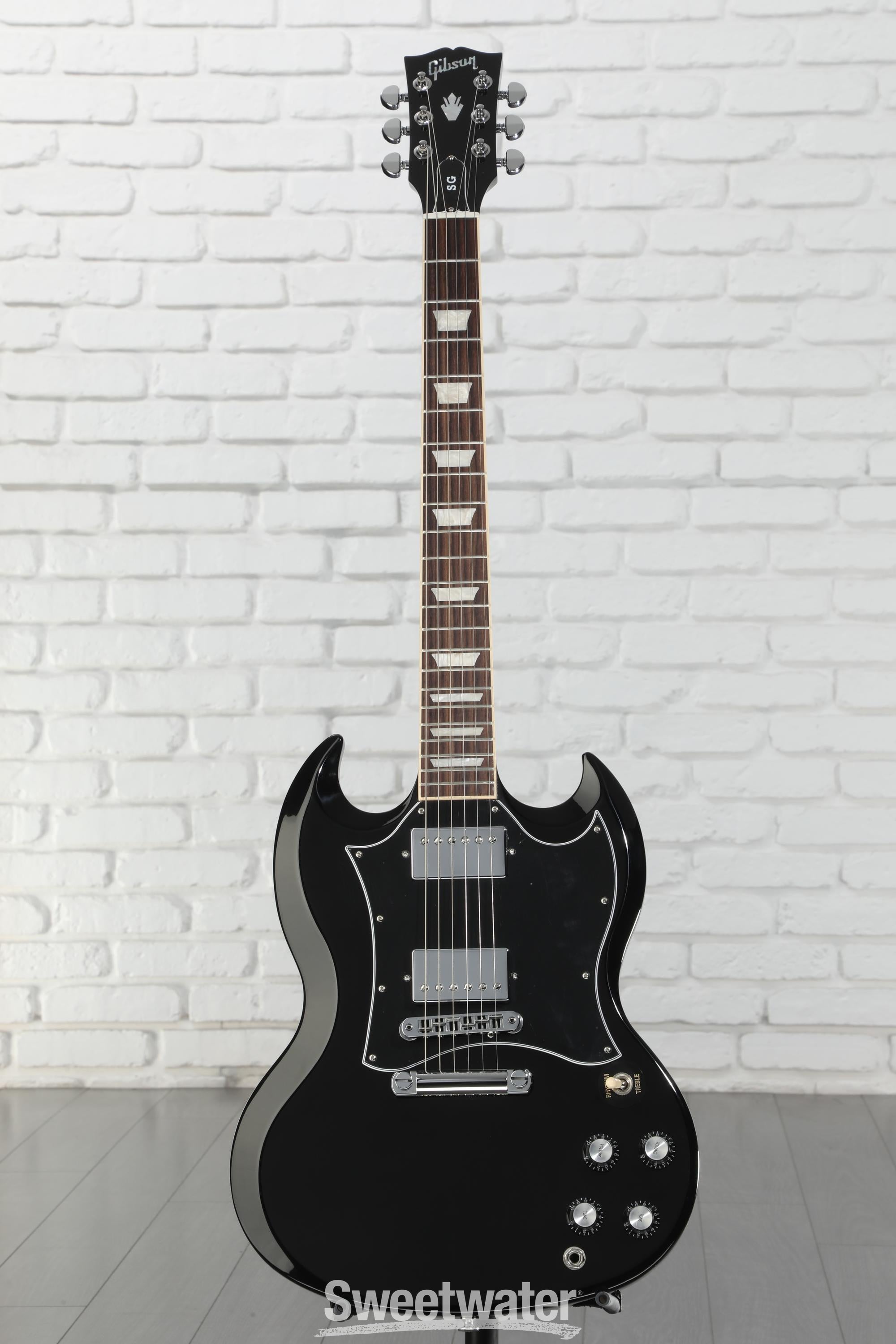 ギブソン SG スタンダード エボニー Gibson SG Standard Electric Guitar - Ebony | Sweetwater