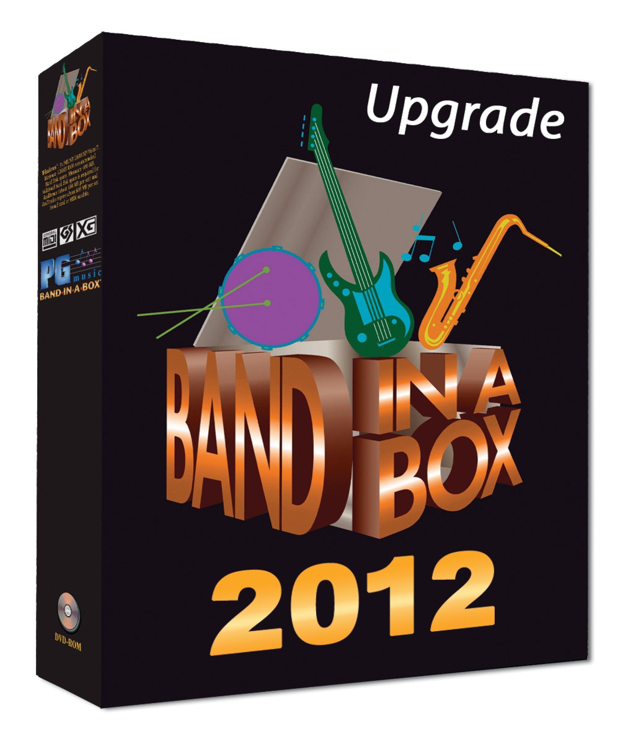 PG Music BandInABox for Windows Upgrade from Previous Version