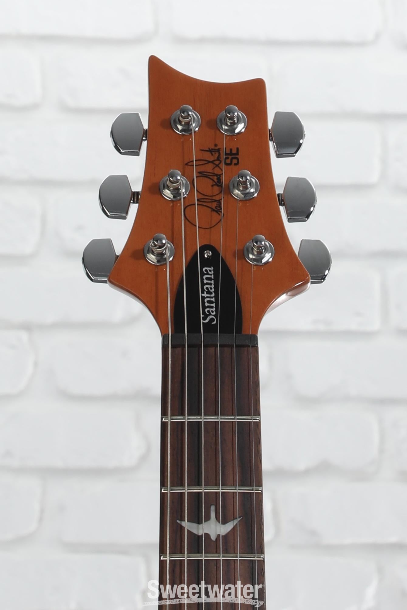 PRS SE Santana Electric Guitar - Santana Yellow | Sweetwater