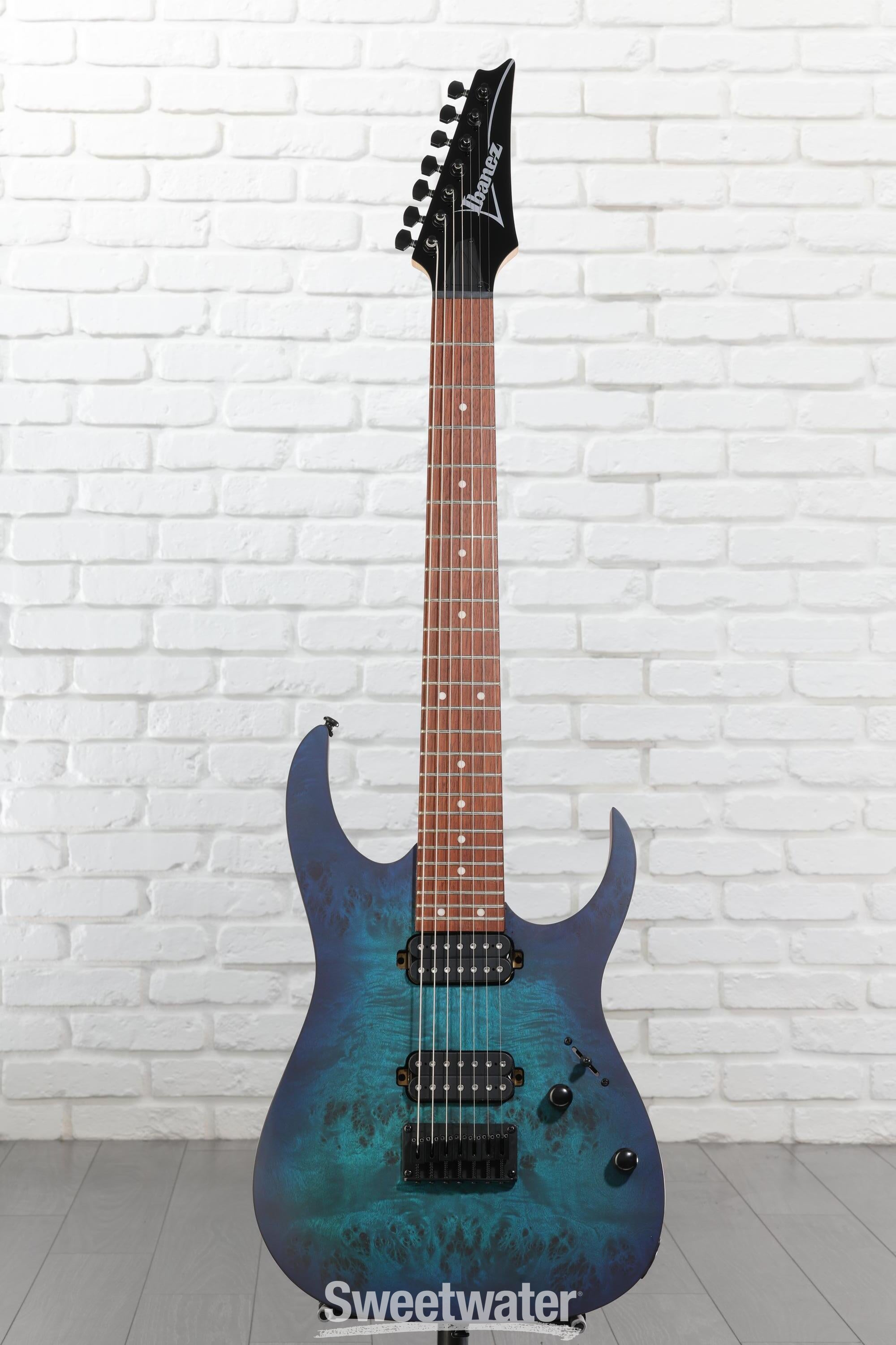 Ibanez RG7421PB Electric Guitar - Sapphire Blue Flat | Sweetwater
