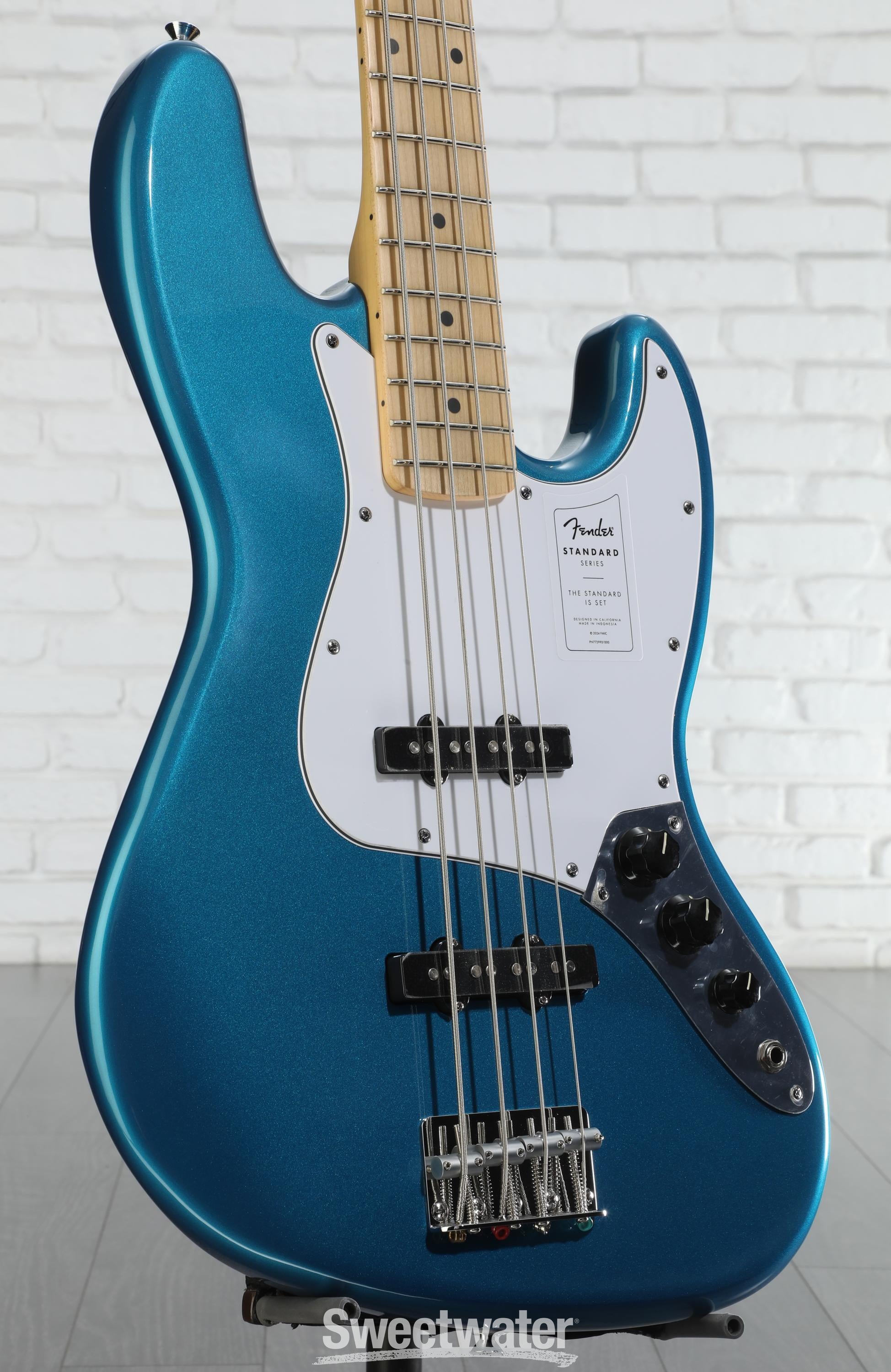 Fender Standard Jazz Bass - Aqua Marine Metallic, Maple