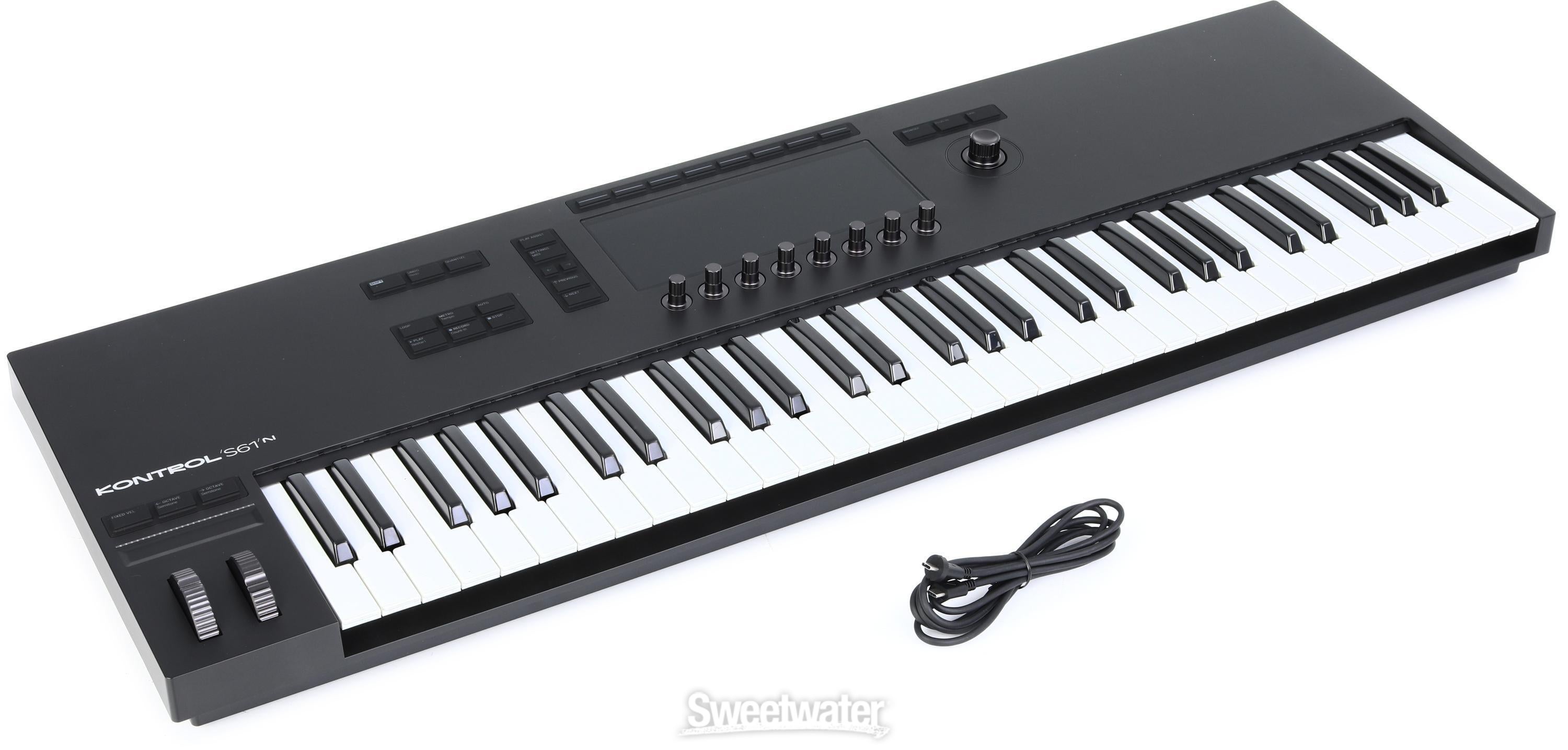 通電OK KOMPLETE KONTROL S61 MK2 MIDI キーボード 61鍵盤 DTM DAW Native Instruments 楽器  コントローラー ネイティブインストゥルメンツ - 楽器、器材