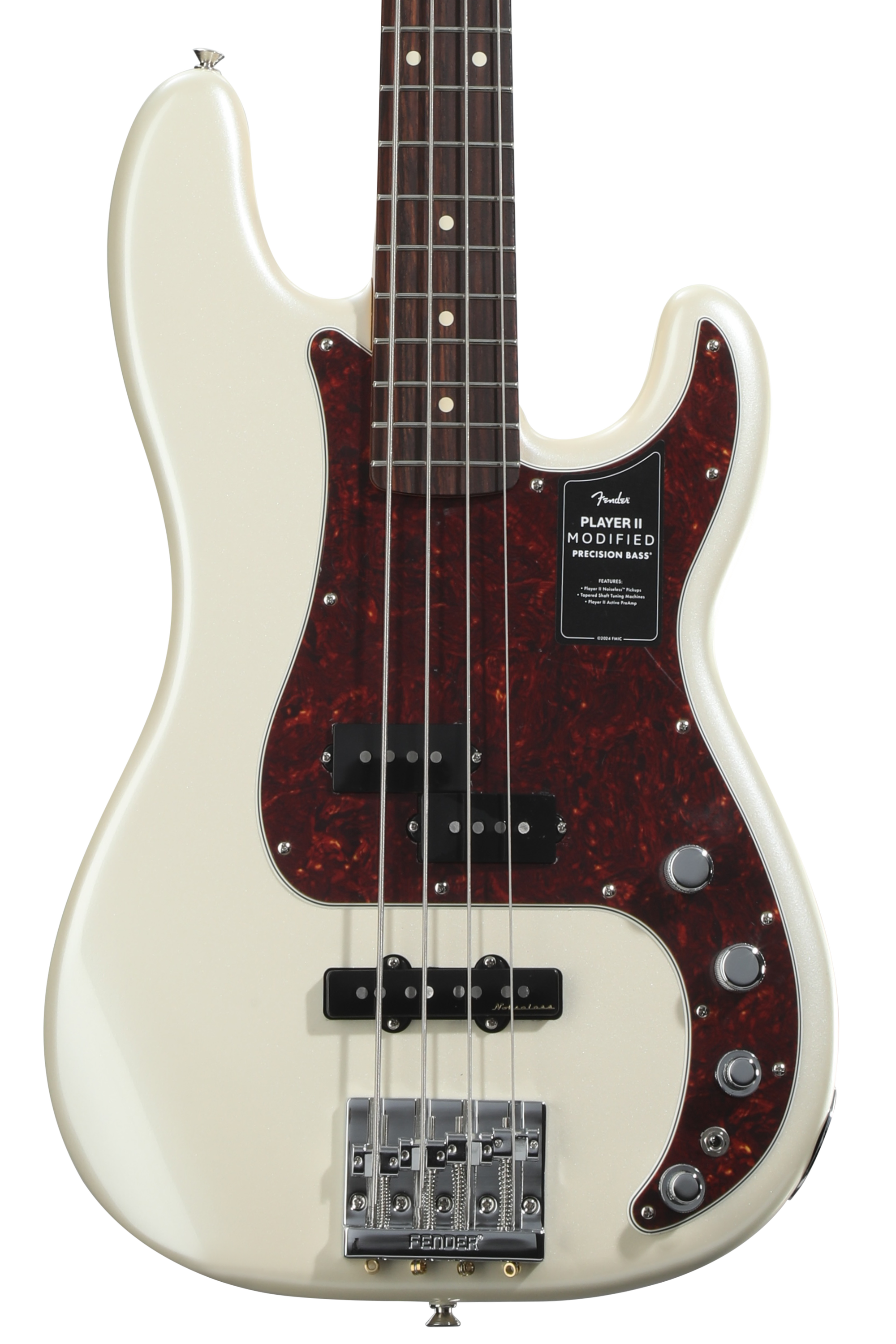 Fender American Standard Jazz Bass - Olympic White, Rosewood