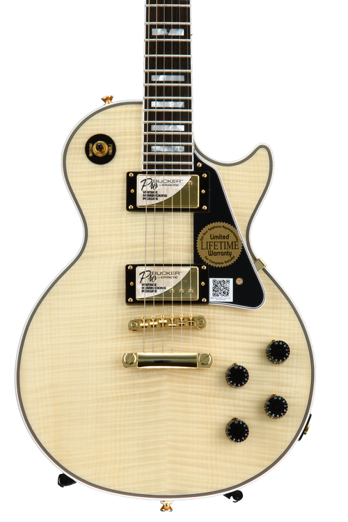 Epiphone Les Paul Custom 100th Anniversary Outfit - Antique Natural