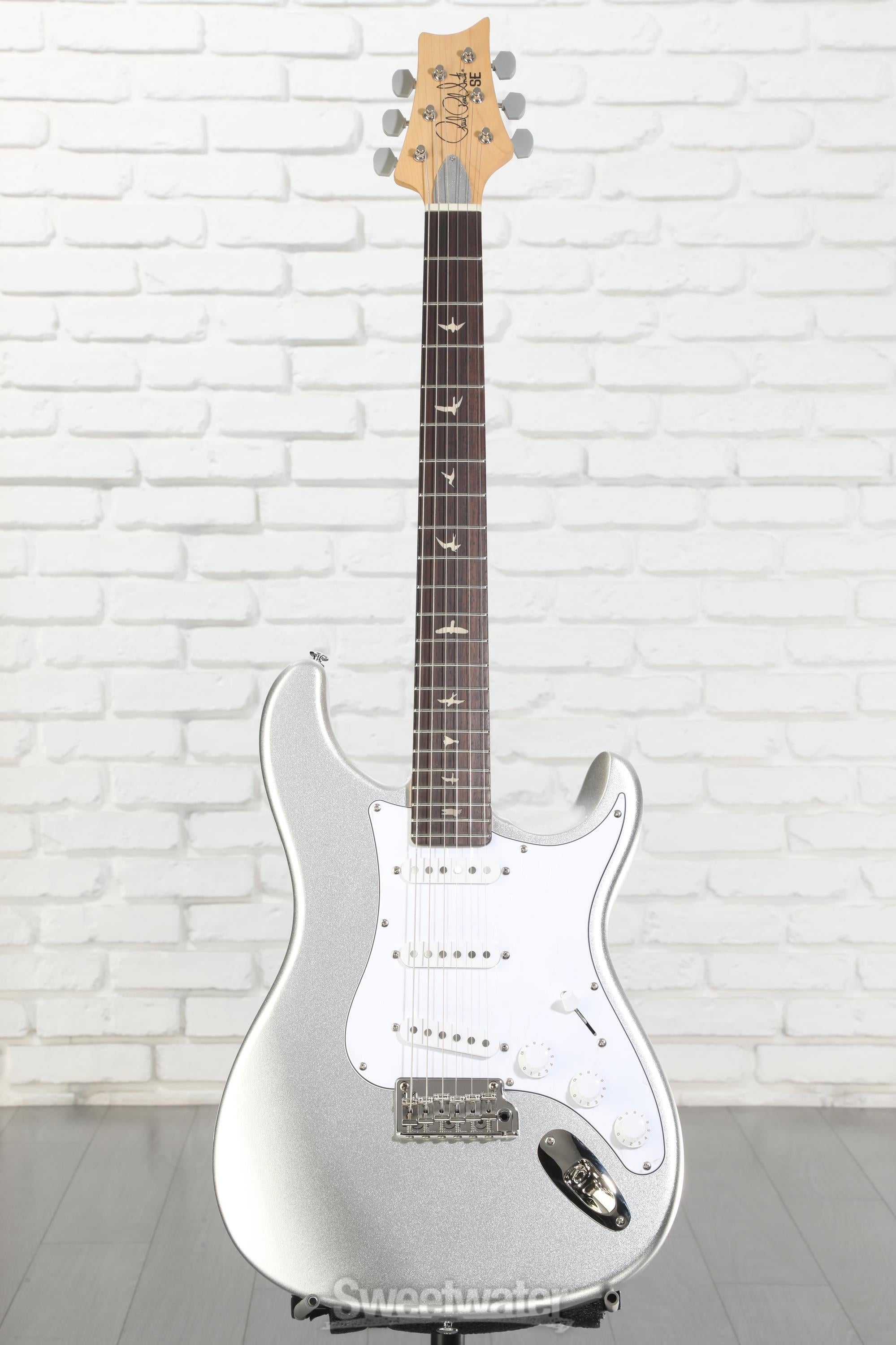 PRS SE Silver Sky Electric Guitar - Platinum Spark, Sweetwater