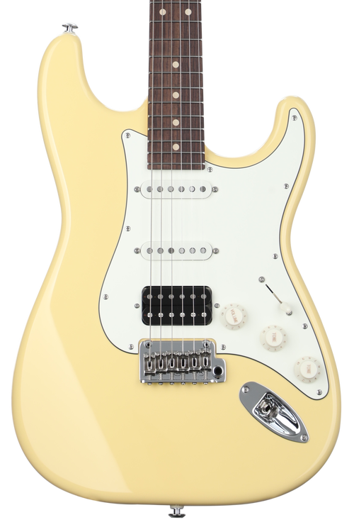 Suhr Classic S Electric Guitar - Vintage Yellow, HSS | Sweetwater