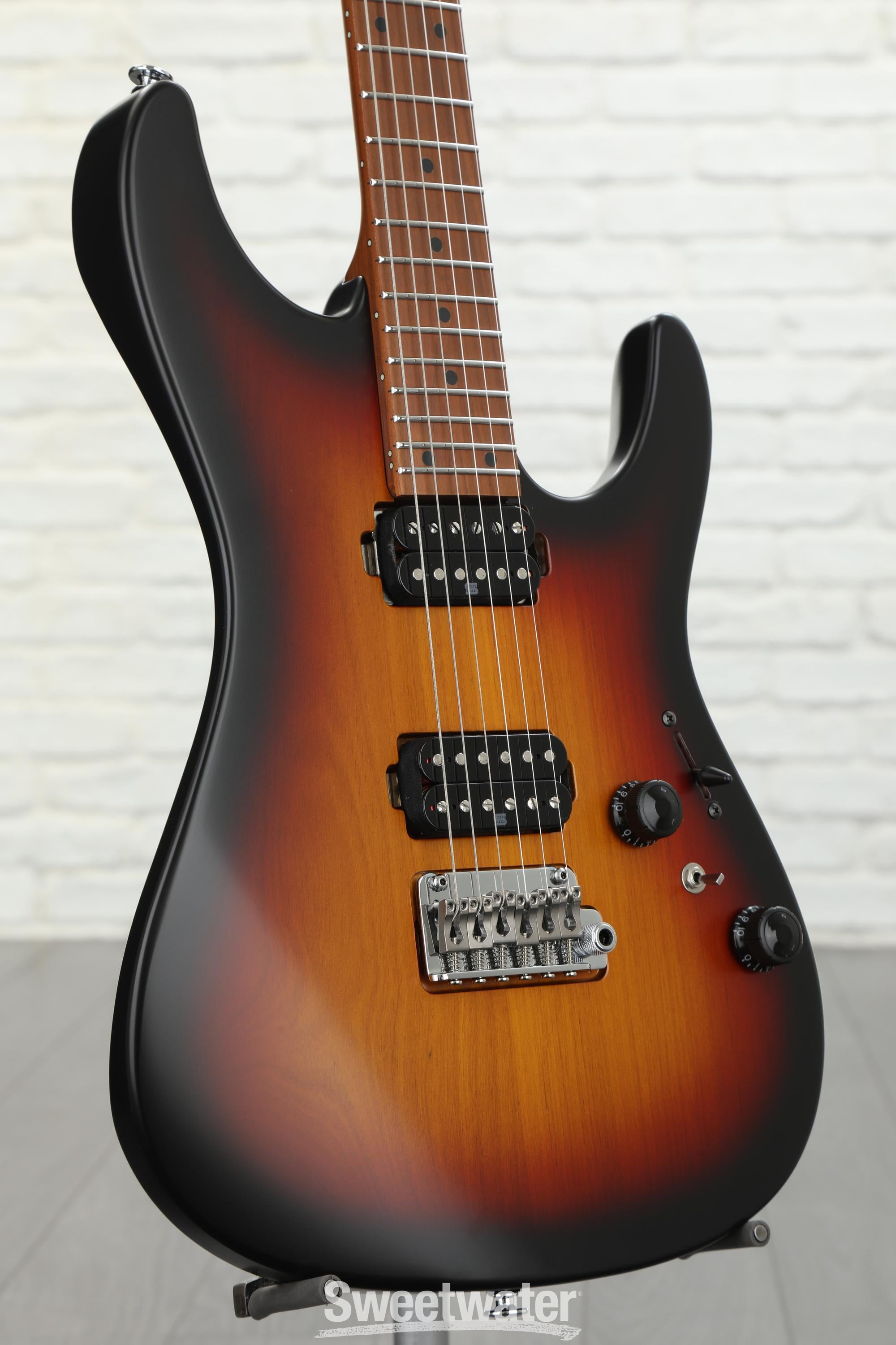 Ibanez Prestige AZ2402 Electric Guitar - Tri Burst Fade Flat 