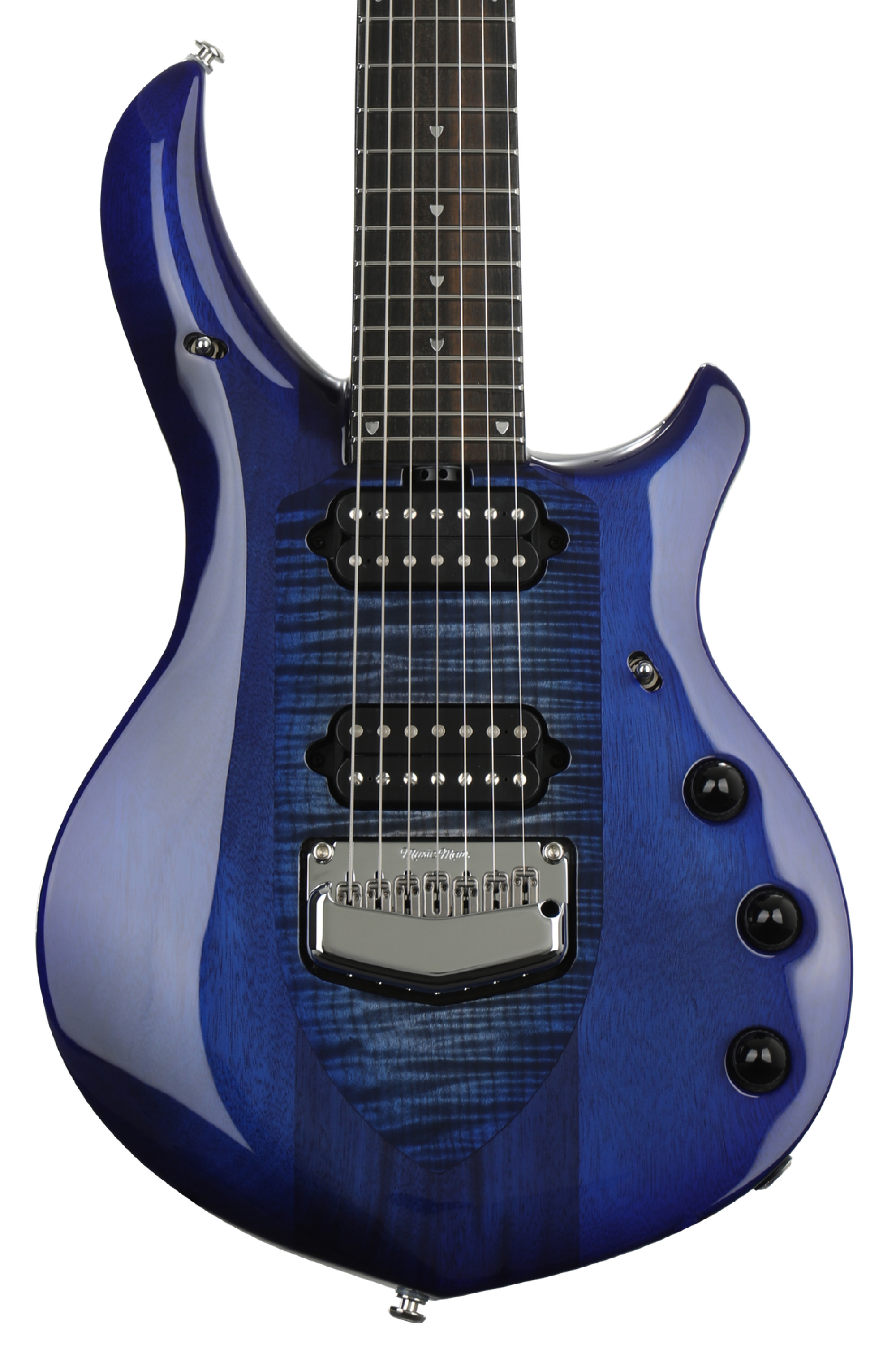 ギター EARNIE BALL MUSICMAN MAJESTY 7 BLUE HONU Platinum Ernie Ball Music Man John Petrucci Majesty 7