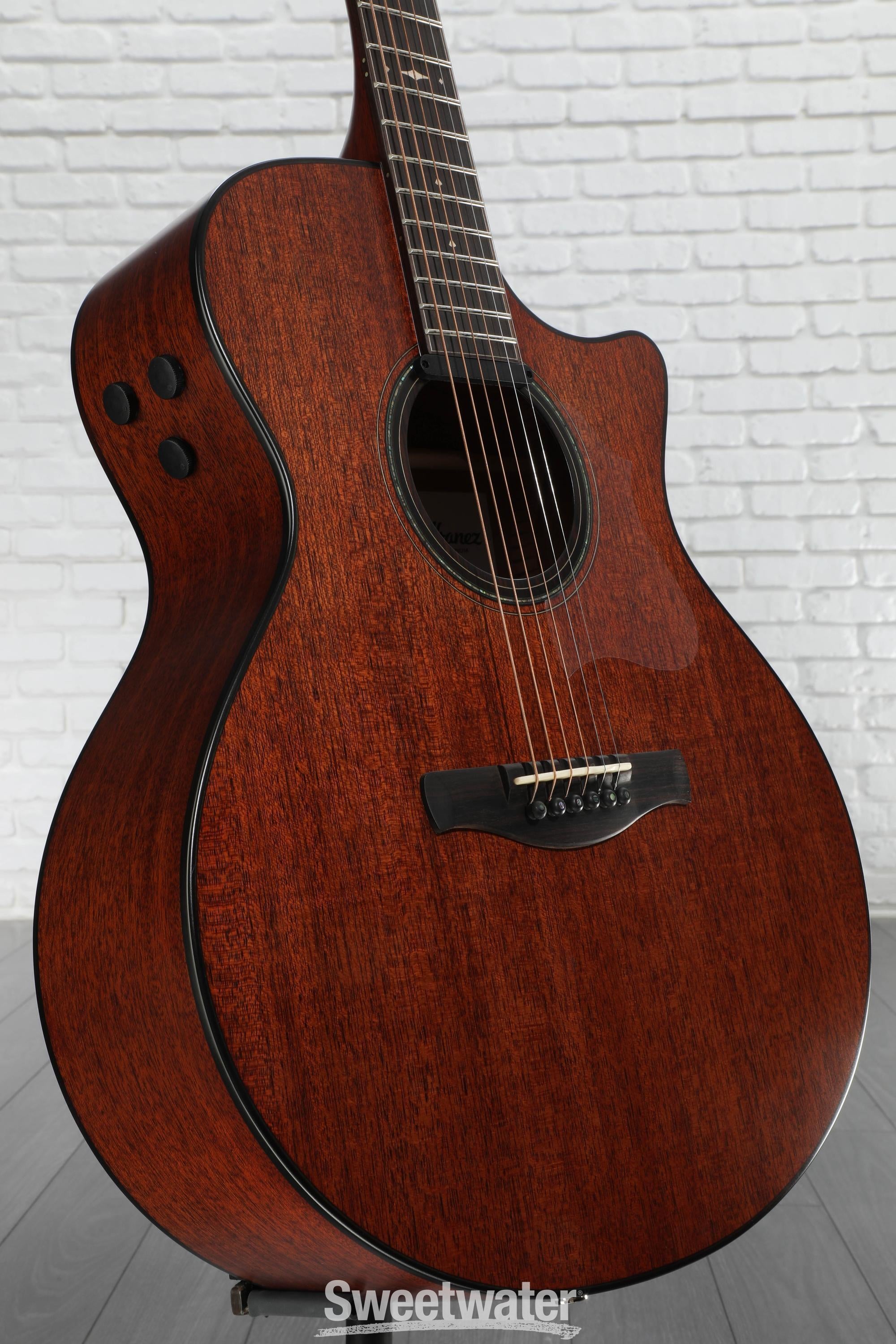 Photo of Ibanez AE440LGS Platinum Collection Acoustic-electric Guitar - Natural Low Gloss