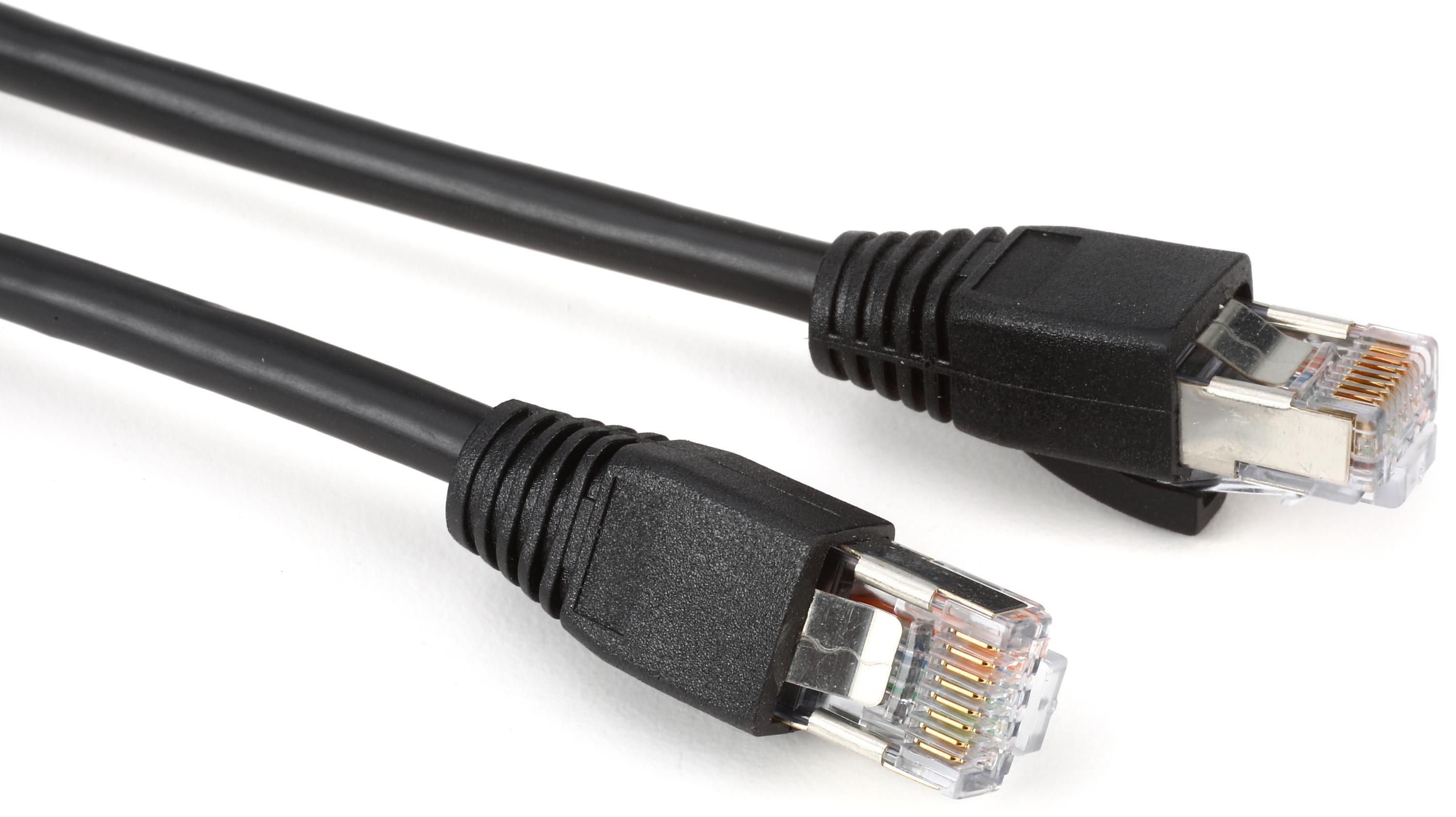 Photo of Pro Co MSE4AP-BK-10 Cat 5e Shielded Ethernet Cable - 10 foot