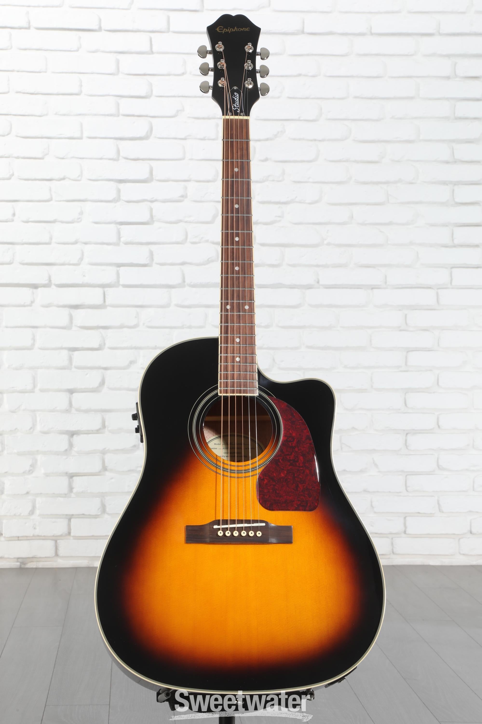 Epiphone J-45EC Studio アコースティックギター Epiphone Featuring a Solid Spruce Top and a Fishman Presys