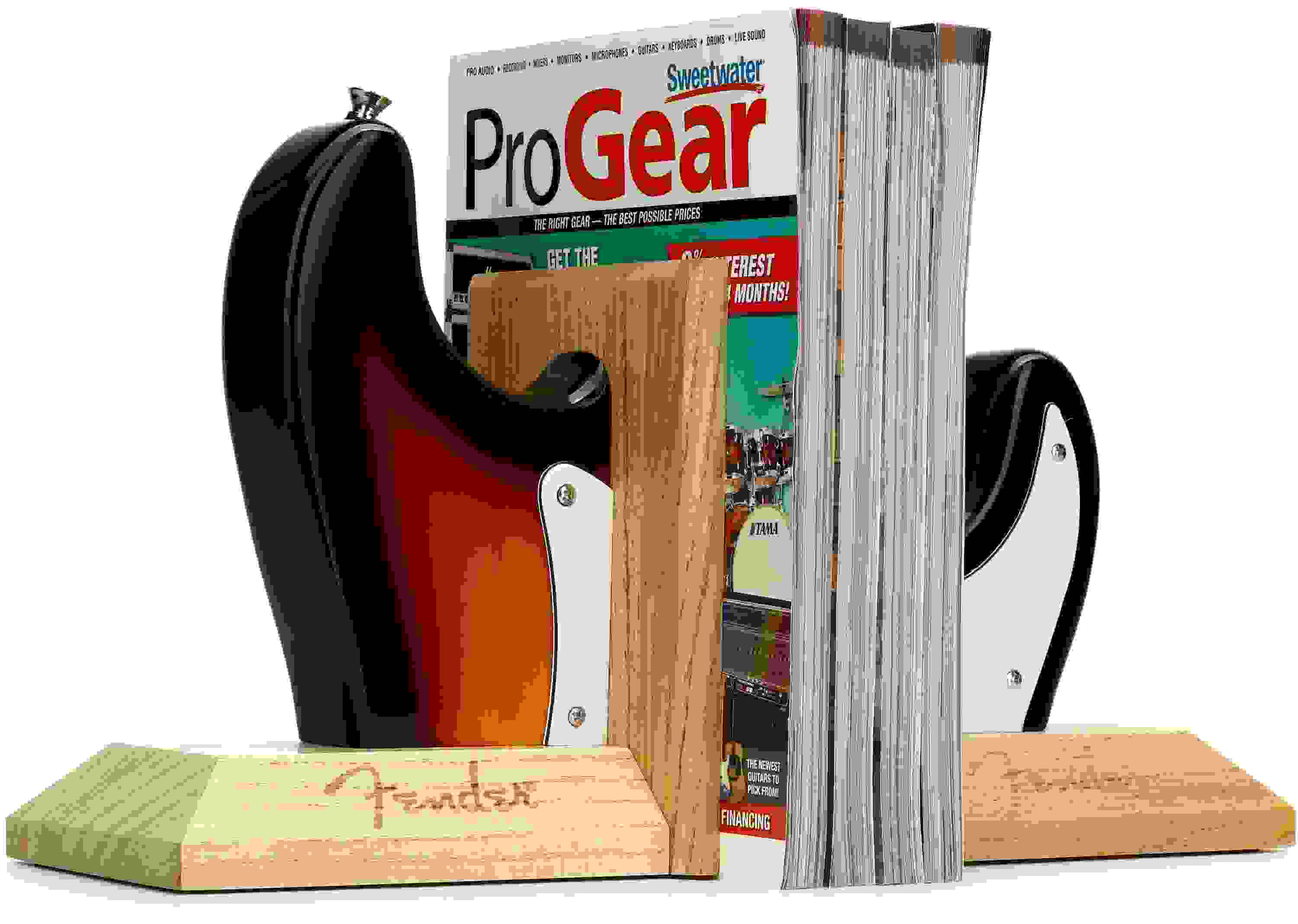 Fender Statocaster Body Bookends - Sunburst