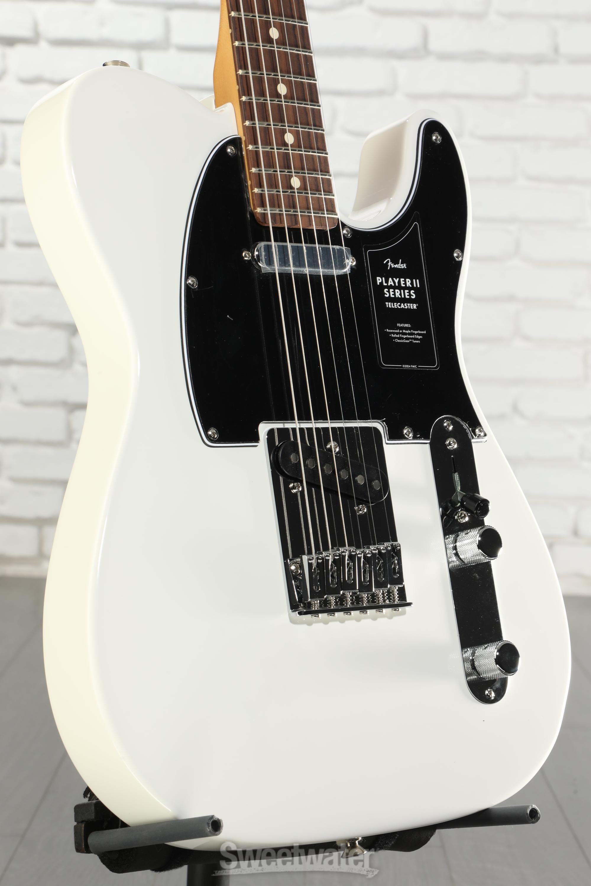 Fender Player II Telecaster Electric Guitar - Polar White with