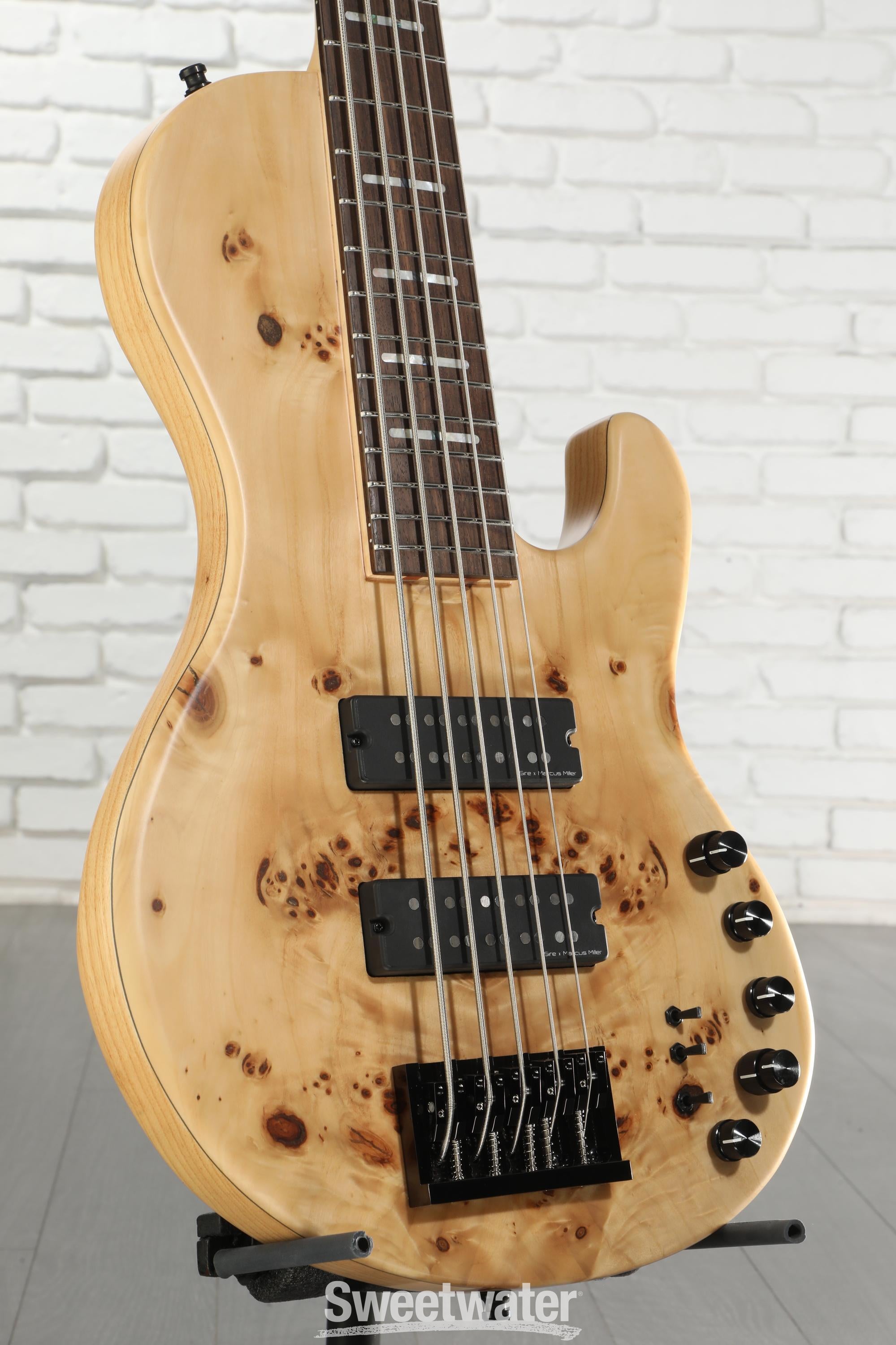 Photo of Sire Marcus Miller F10 5-string Bass Guitar - Natural Satin
