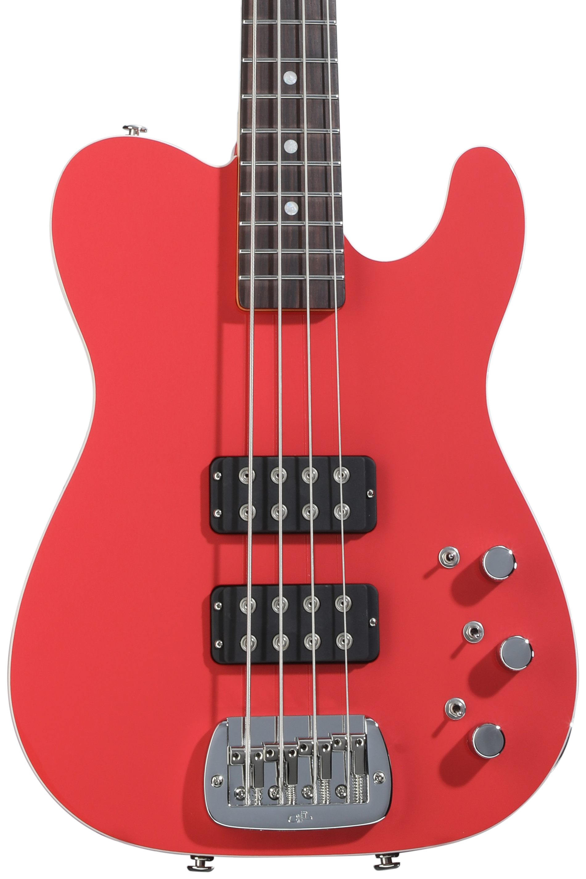 G&L Fullerton Deluxe ASAT Bass - Fiesta Red, Sweetwater