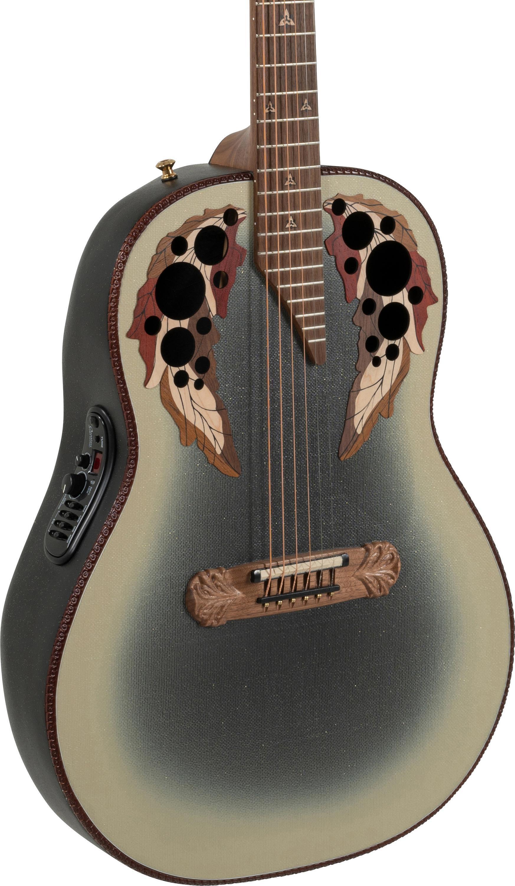 Ovation Adamas I 1687GT-7 Deep Contour Acoustic-electric Guitar - Reverse  Beige Burst