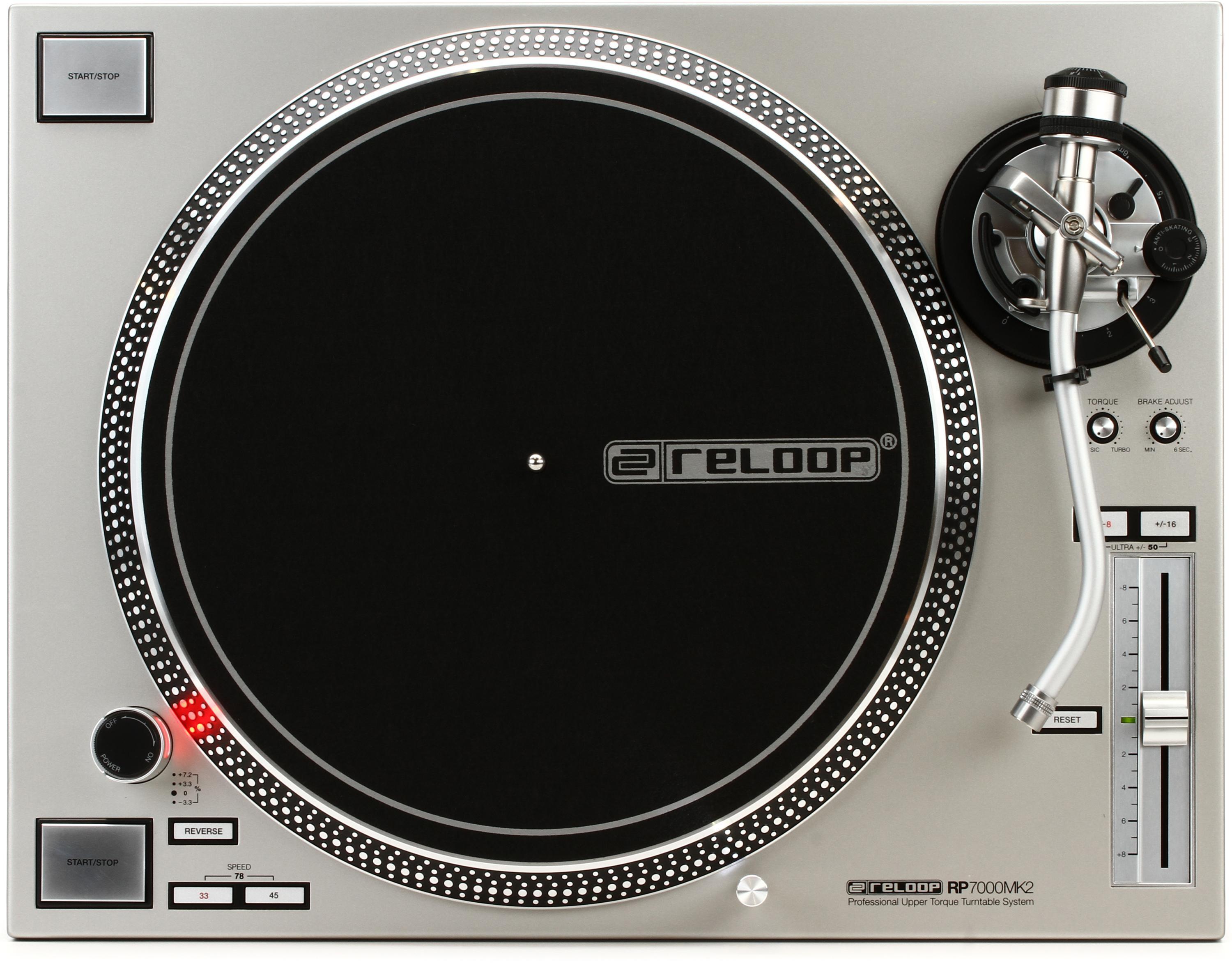 Reloop RP-7000 MK2 Direct Drive Turntable - Silver