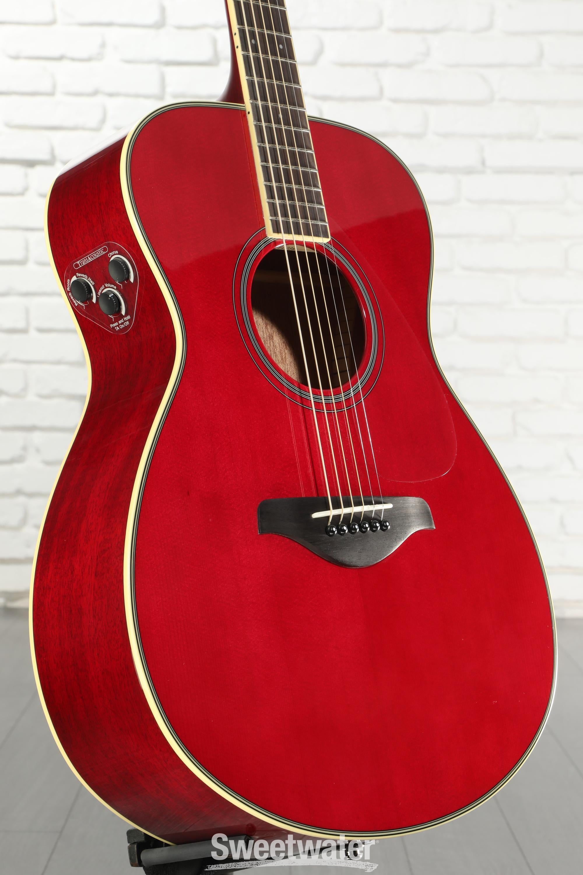Yamaha FS-TA TransAcoustic Concert Acoustic-electric Guitar - Ruby