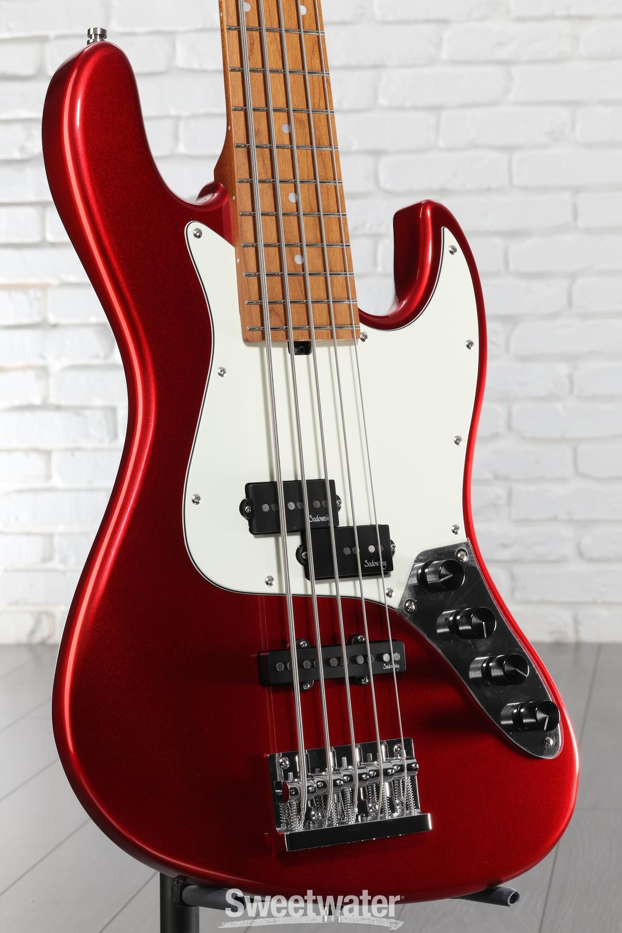 更に値下げ！Sadowsky Mx21 5弦 キャンディアップルレッド Sadowsky MetroExpress 21-fret Hybrid PJ 5-string Bass - Candy