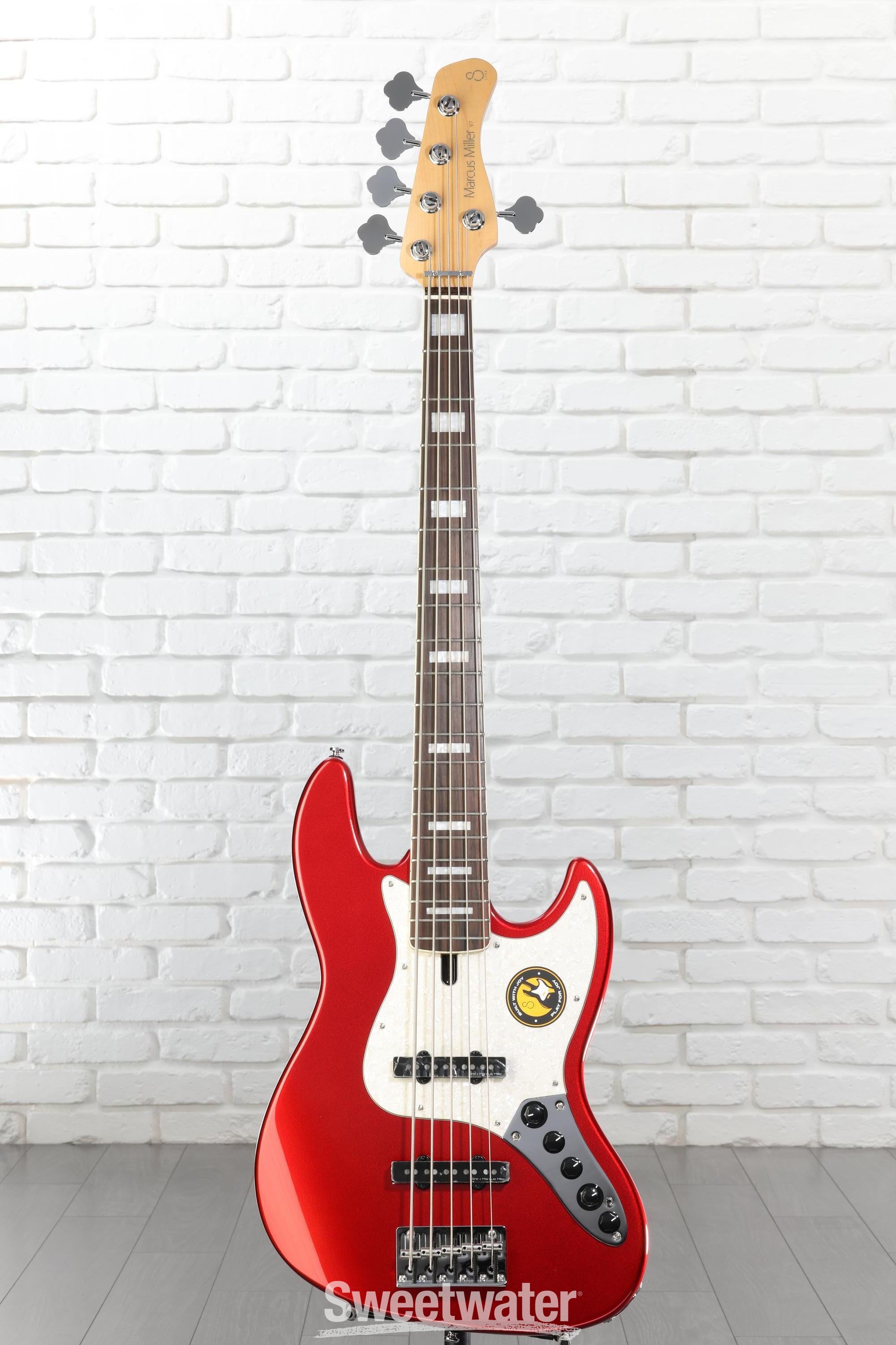 Sire Marcus Miller V7 Alder 5-string Bass Guitar - Bright Metallic