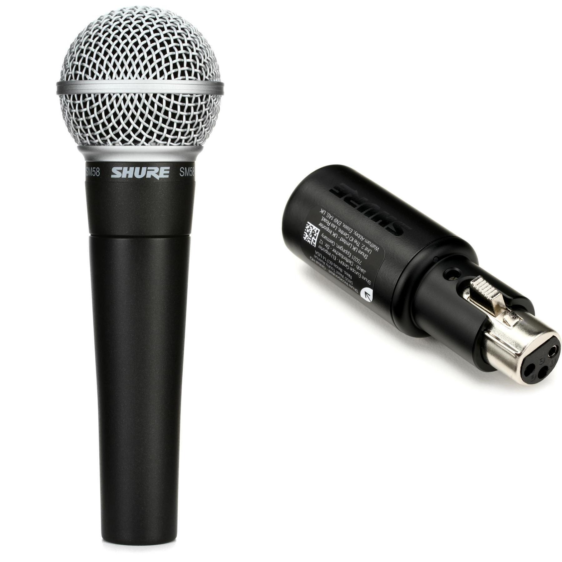 Shure SM58 Cardioid Dynamic Vocal Microphone with 12