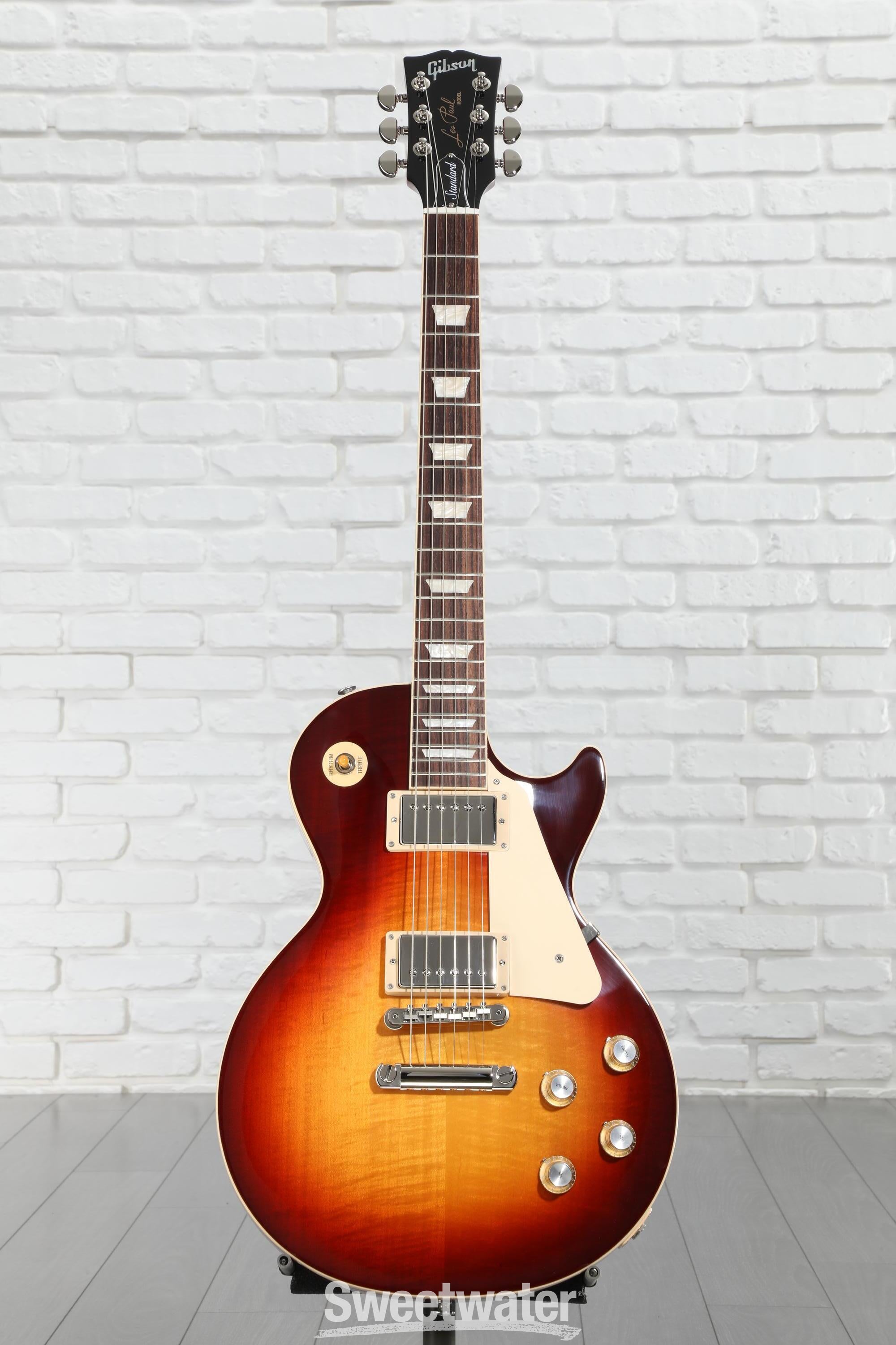 ギター Gibson USA Les Paul Standard 60s Gibson Les Paul Standard '60s Figured Top Electric Guitar Iced Tea