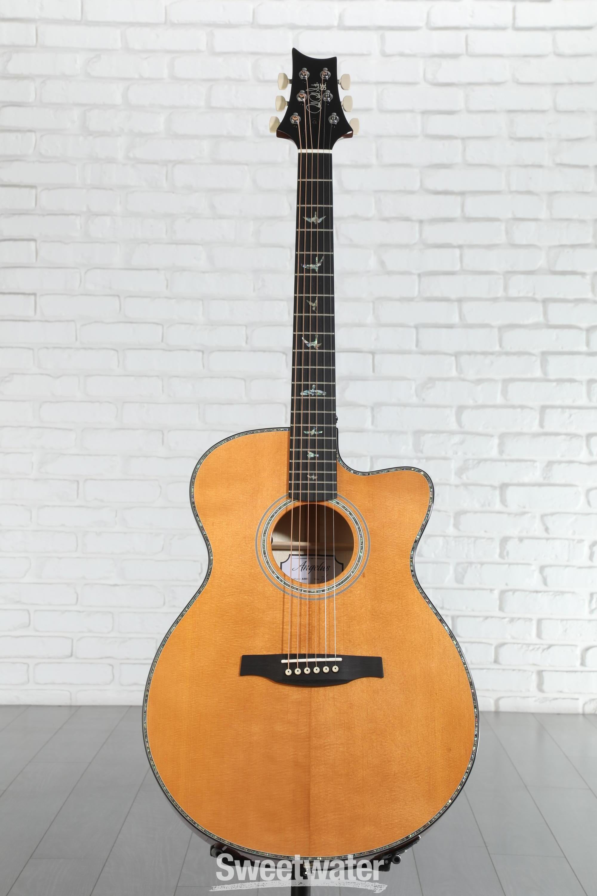 PRS SE A50 Angelus Acoustic-electric Guitar - Black Gold | Sweetwater