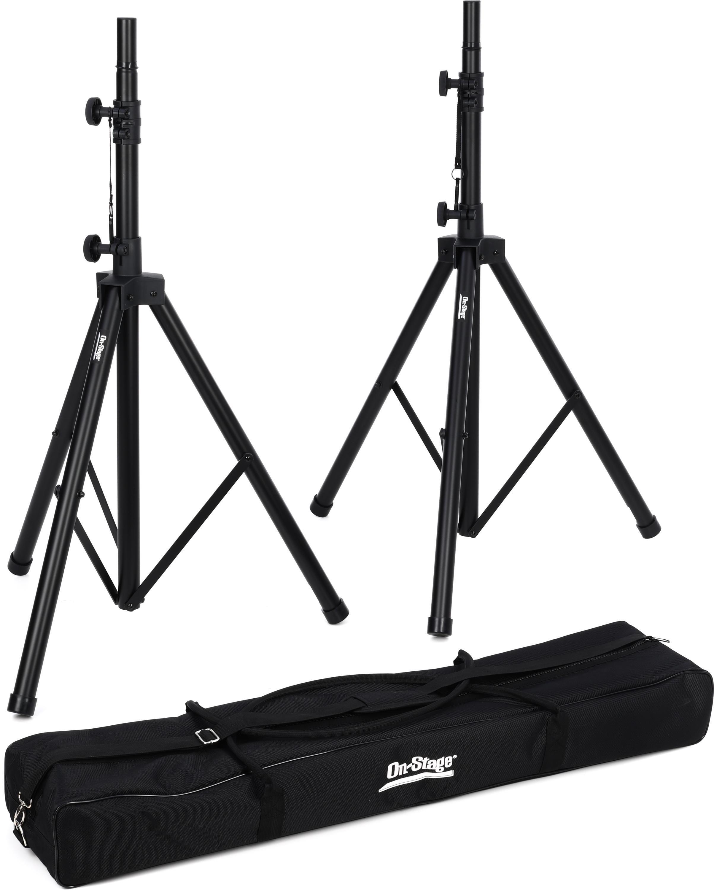On-Stage SSP7950 All-aluminum Speaker Stand Pack with Bag