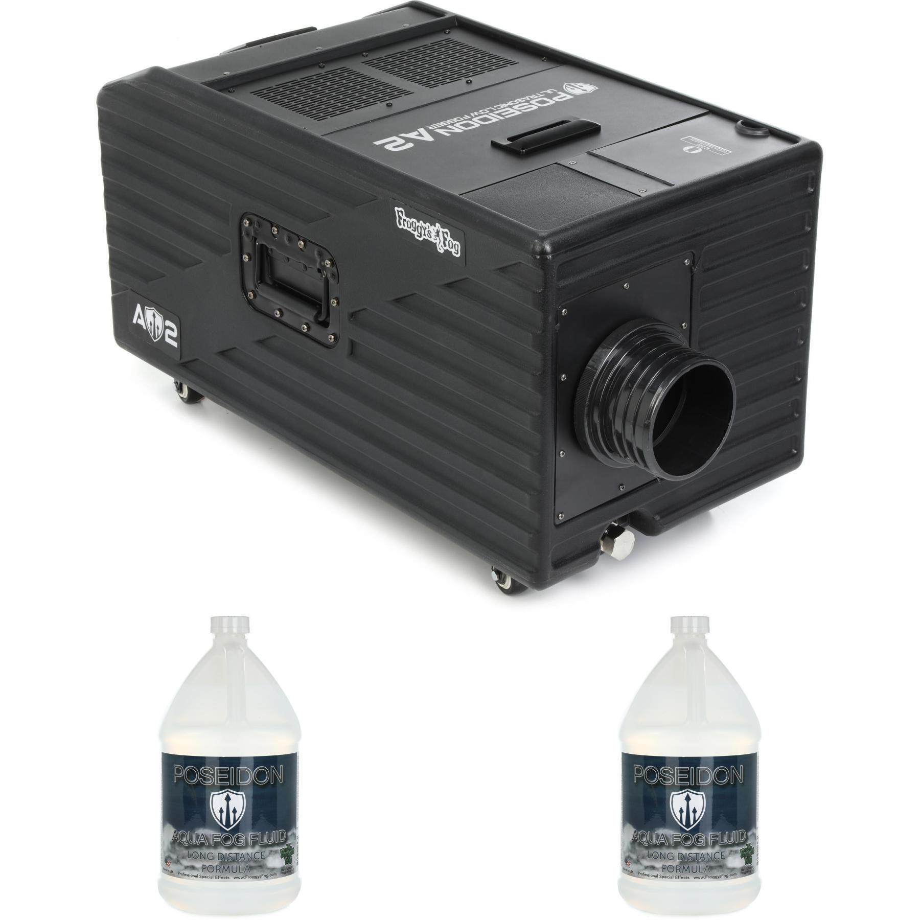 Photo of Froggy's Fog Poseidon Aqua 2 Ultrasonic Ground Fog Generator with Long Distance Fog Fluid