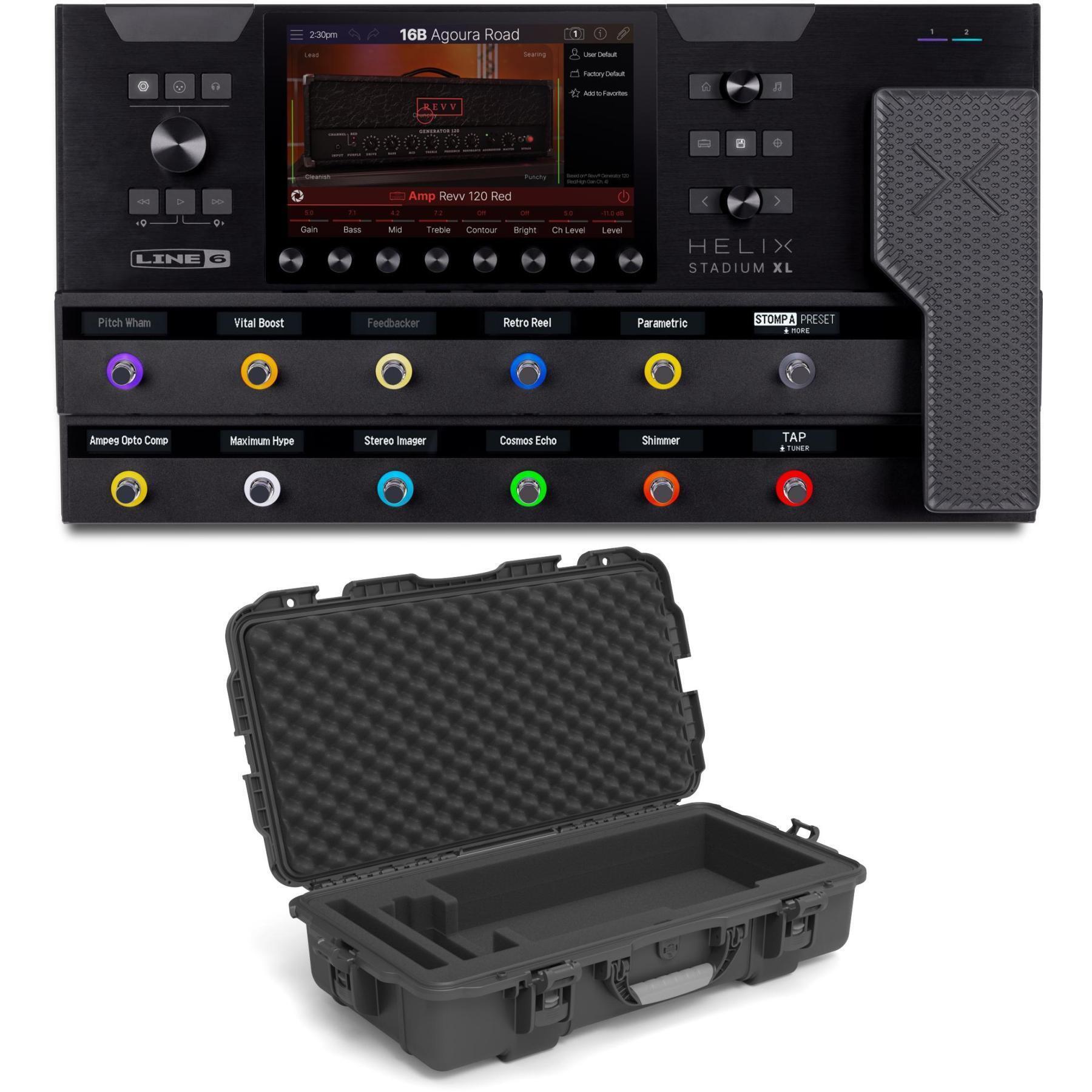 Line 6 Helix LT Guitar Multi-effects Processor and Hard Case