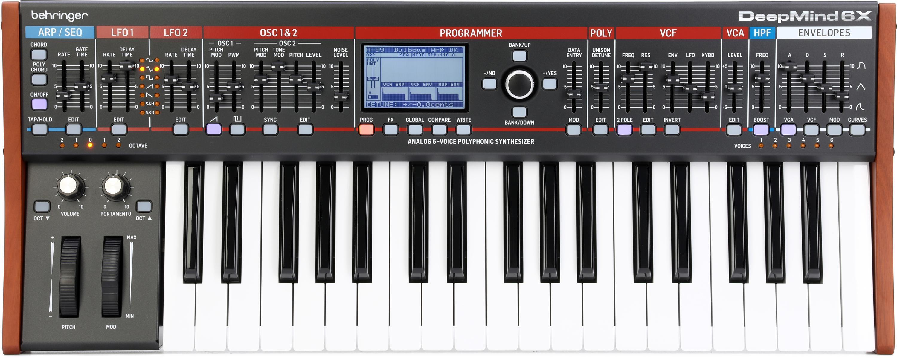 鍵盤楽器 behringer deepmind 12d Behringer DeepMind 12D 12-voice Analog Desktop Synthesizer