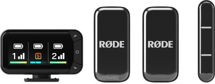 Rode Wireless Micro Camera Microphone Kit - USB-C, Black | Sweetwater