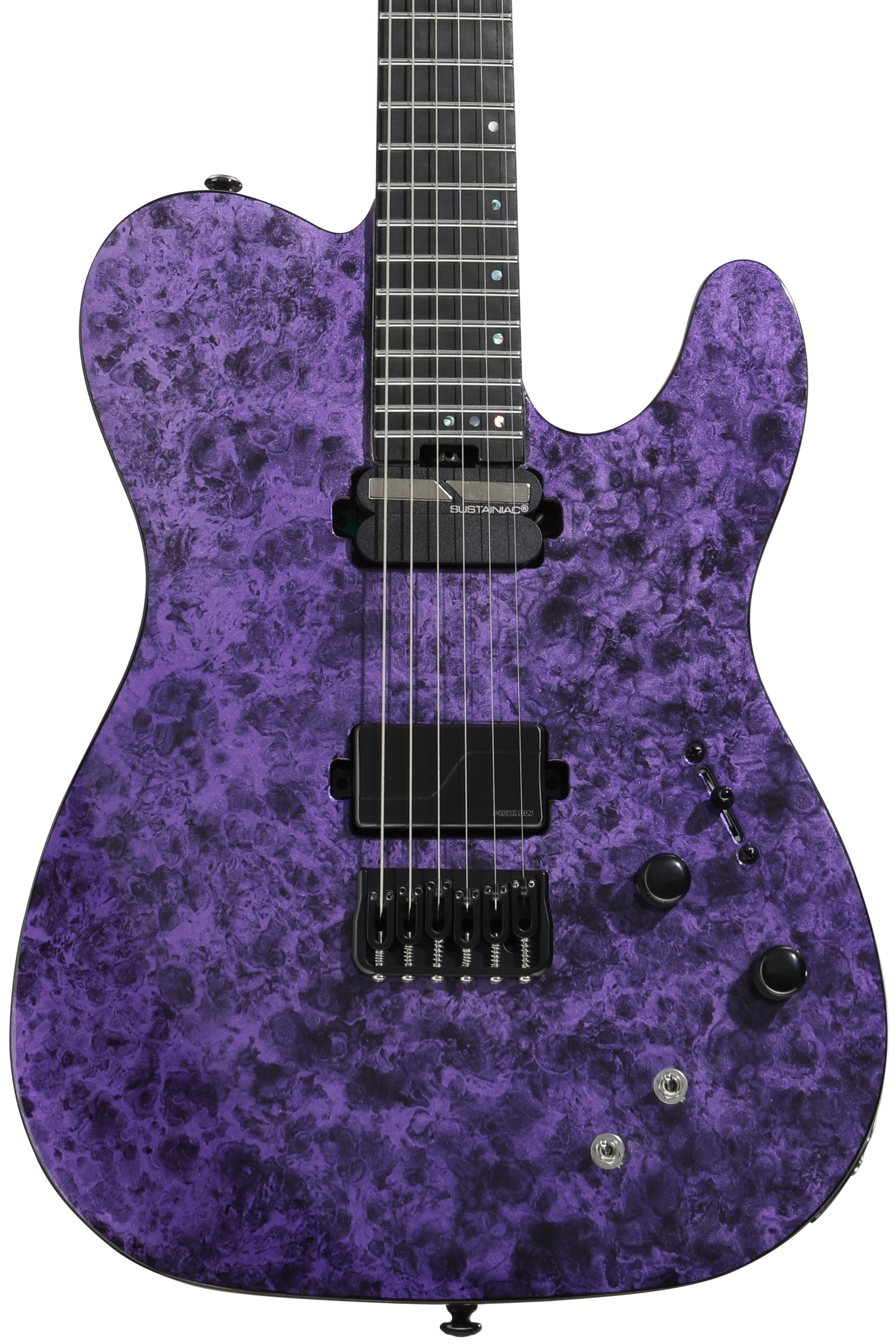 Schecter PT SLS Elite Electric Guitar - Purple Reign, Sweetwater