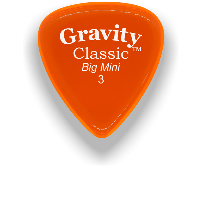 Gravity Picks Classic - Big Mini, 3mm, Polished