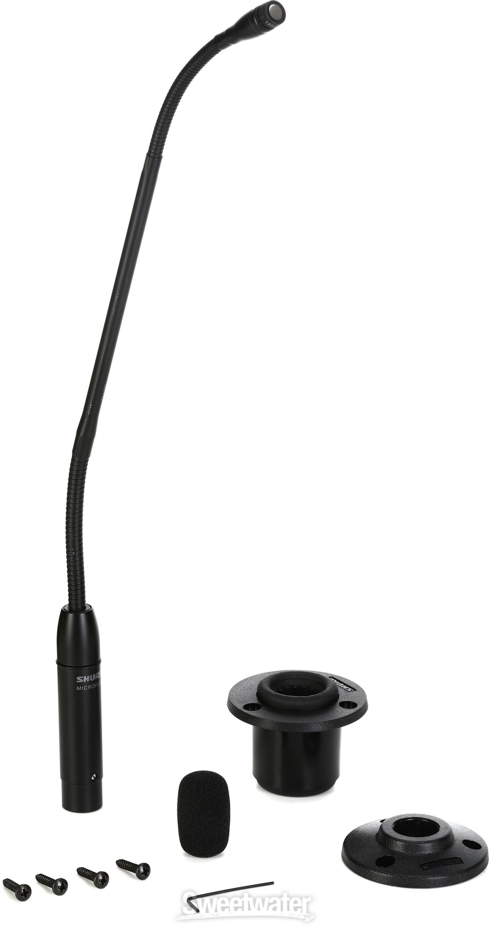 Shure MX412/C 12 inch Cardioid Gooseneck Microphone with