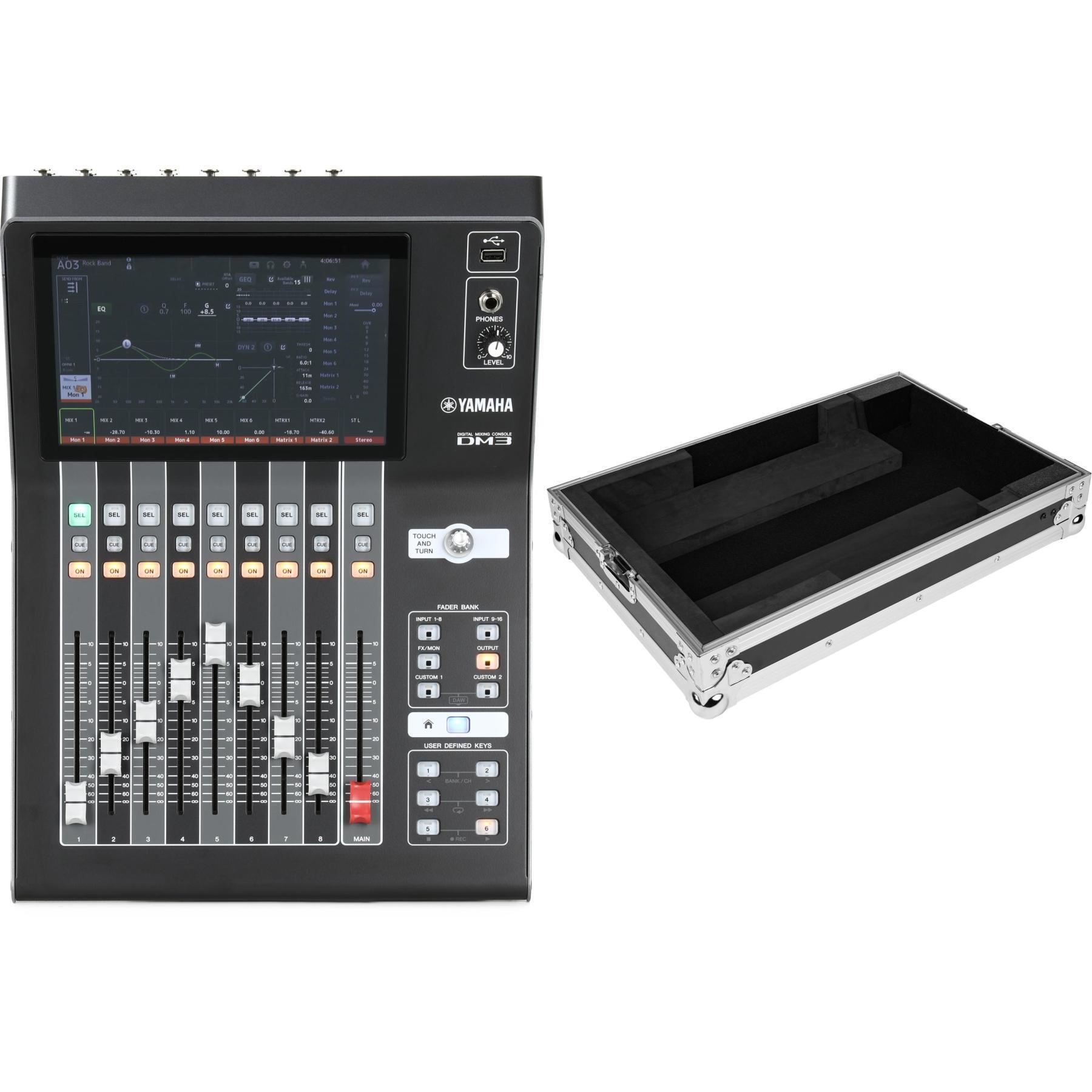 Yamaha DM3S 22-channel Digital Mixer with Flight Case | Sweetwater