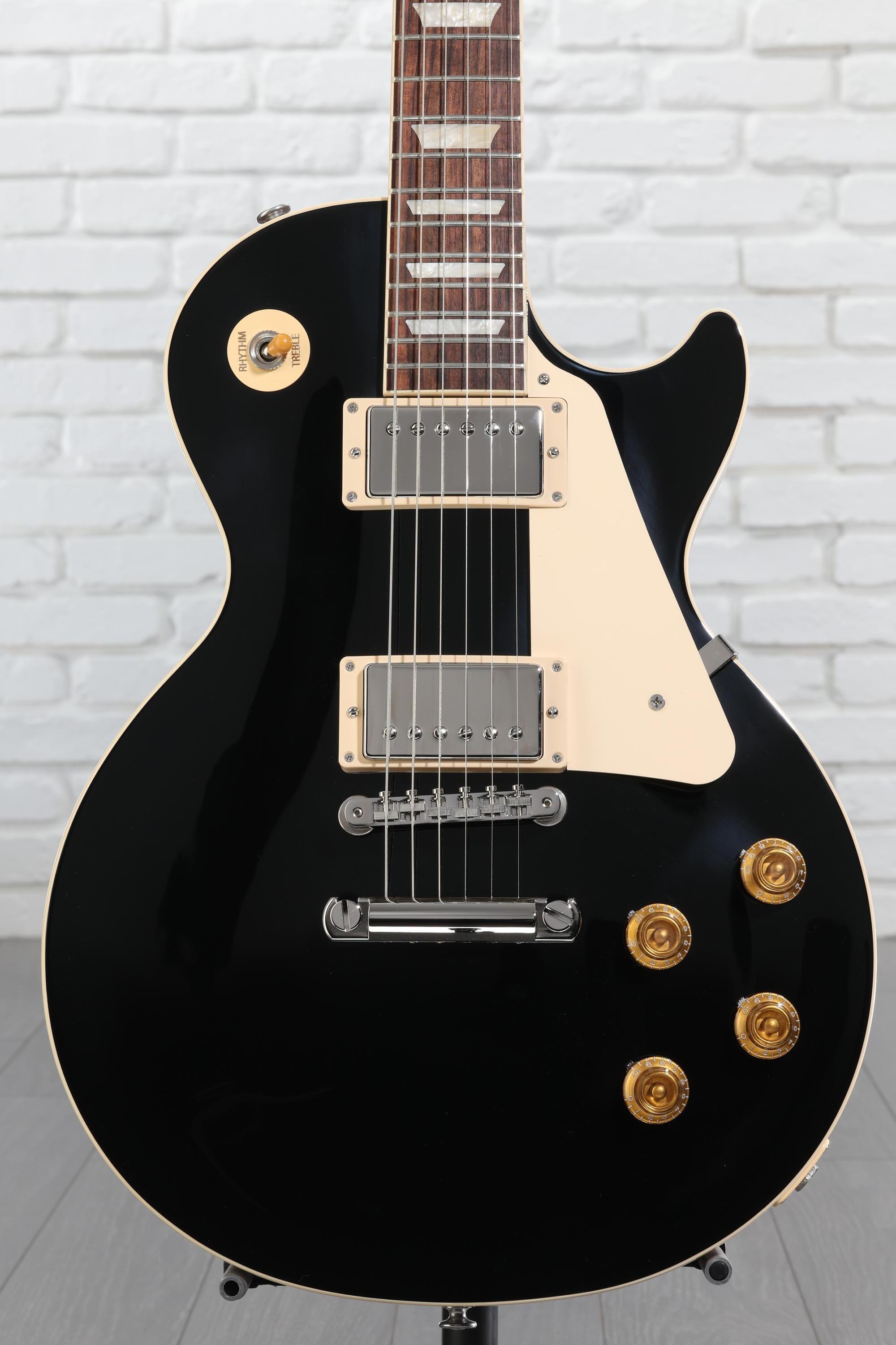 ギター Les Paul Standard 50s, Exclusive Ebony Gibson Les Paul Standard 50s P-90, Ebony, Exclusive