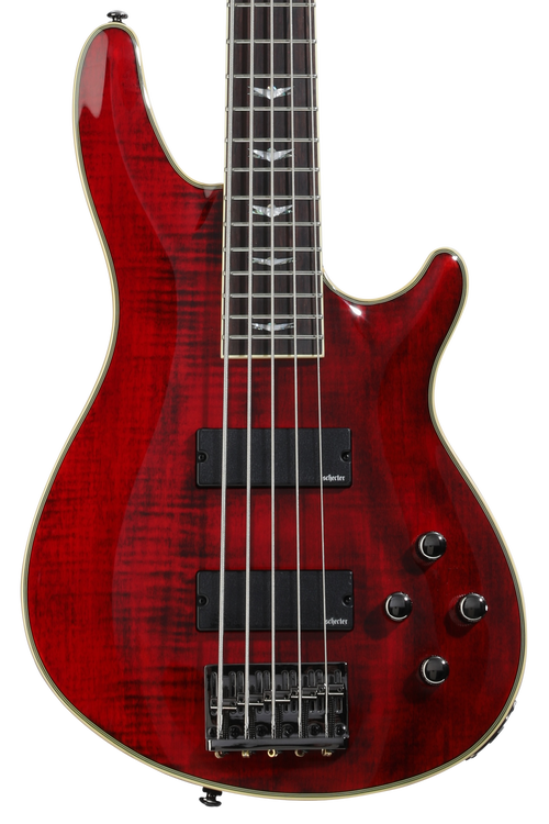 Schecter Omen Extreme-5 Bass Guitar - Black Cherry | Sweetwater