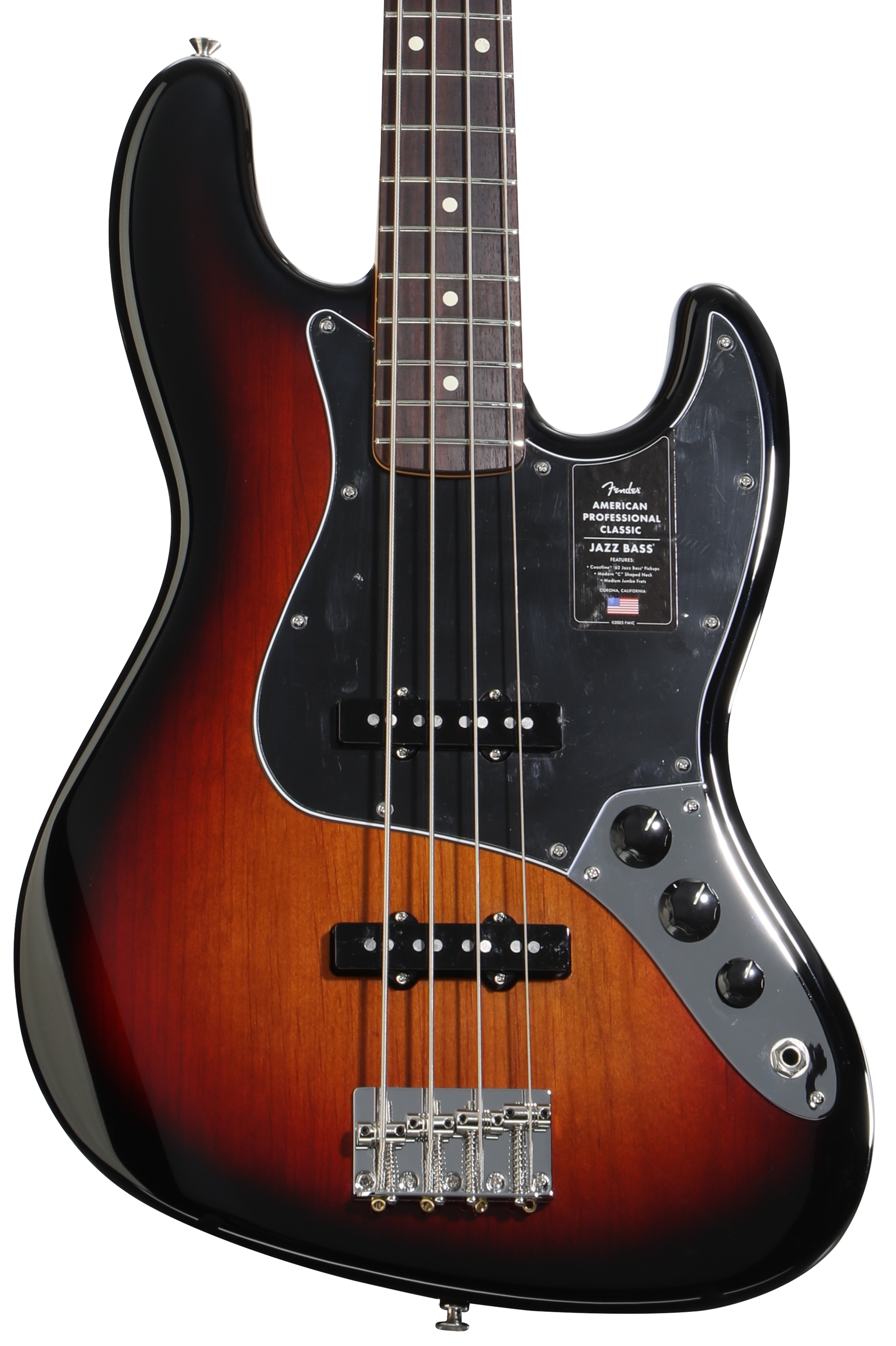 Fender American Professional Classic Jazz Bass - 3-Color Sunburst