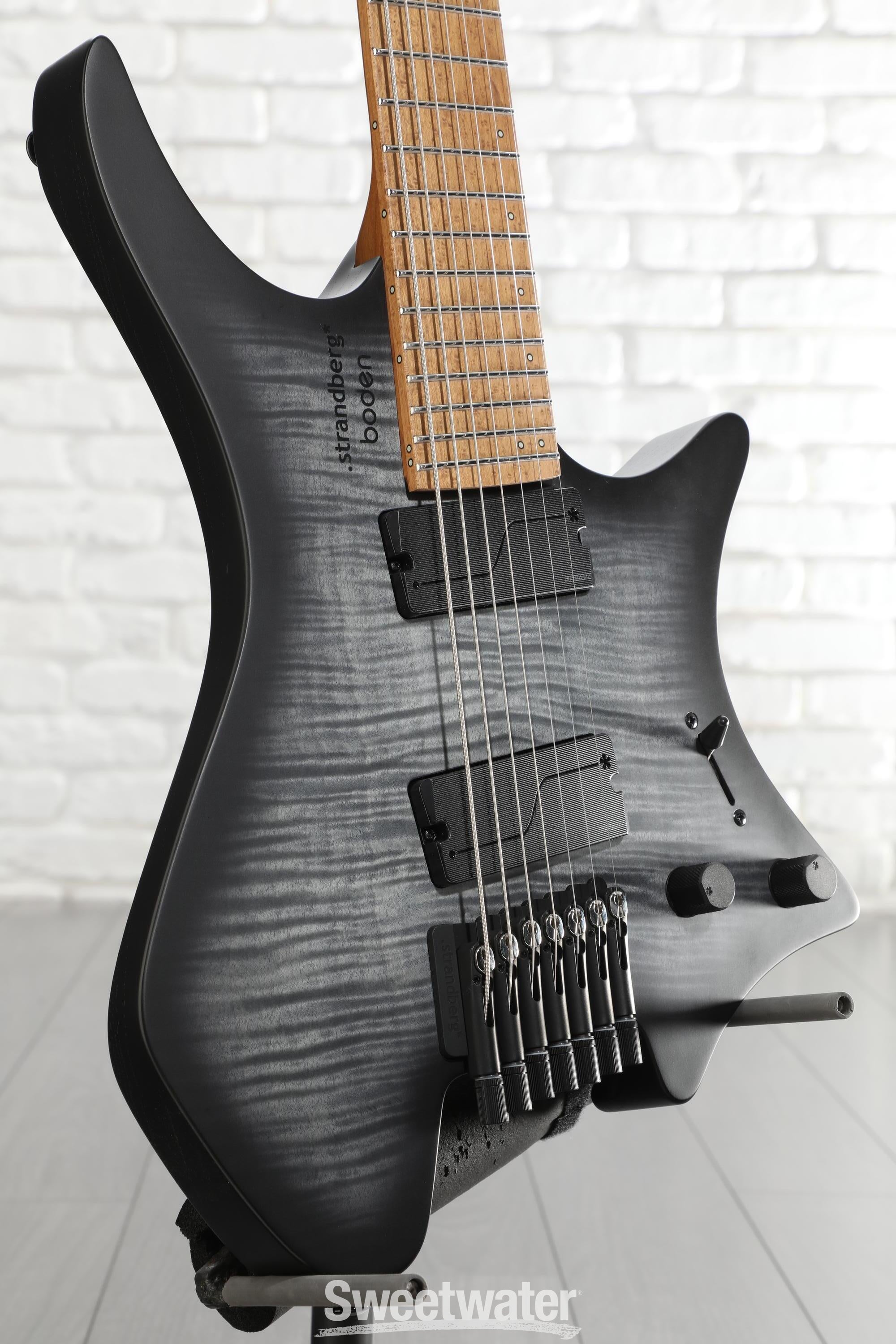 Photo of Strandberg Boden Original N2.7 7-string Electric Guitar - Black Denim Burst Satin