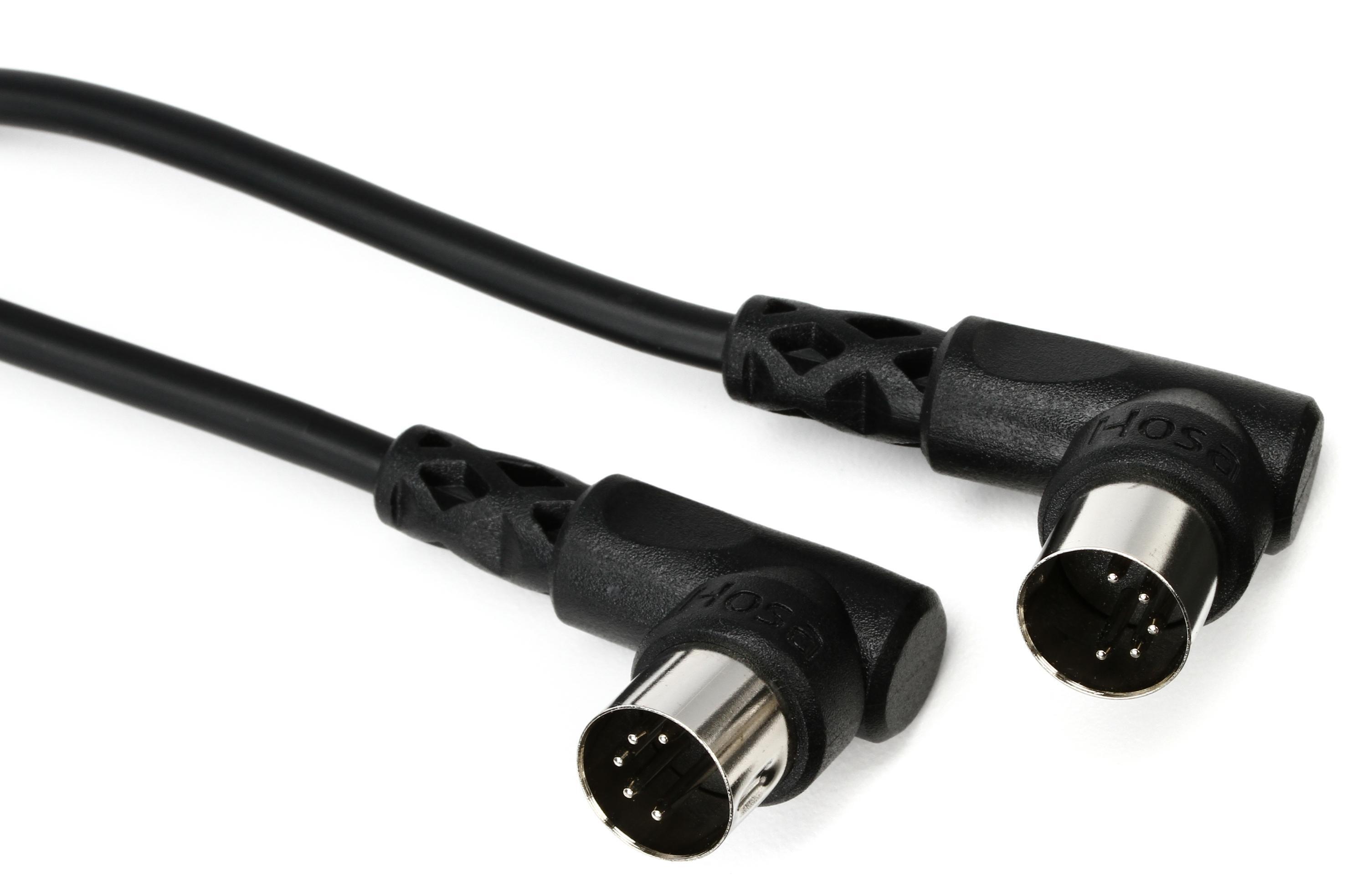 Hosa MID-305BK – Cable MIDI DIN De 5 Pines A 5 Pines, 5 Pies (paquete