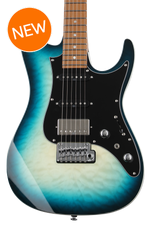 Photo of Ibanez Premium AZ24P1QM Electric Guitar - Deep Ocean Blonde
