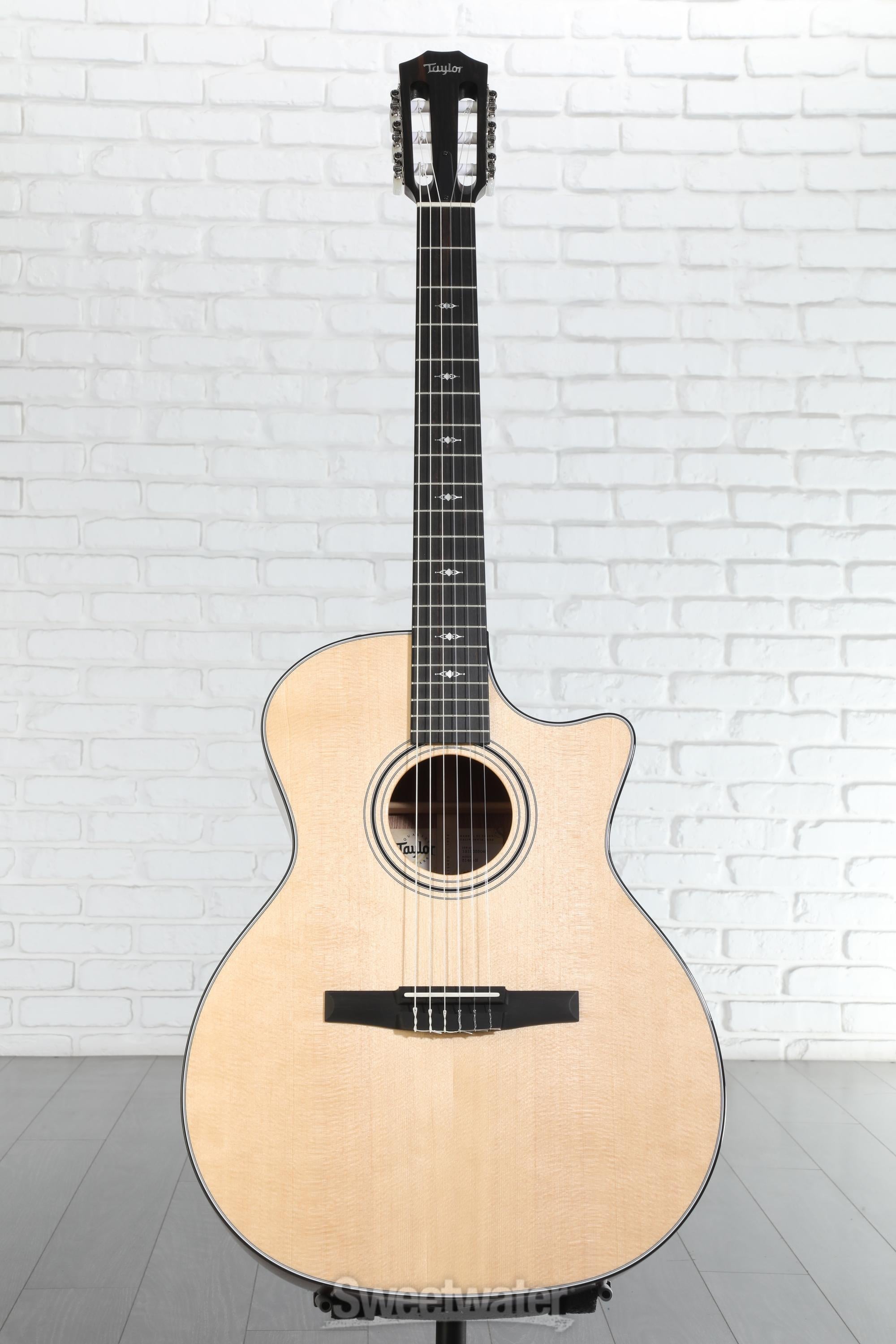 Taylor 314ce-N Nylon Acoustic-electric Guitar - Natural Sitka